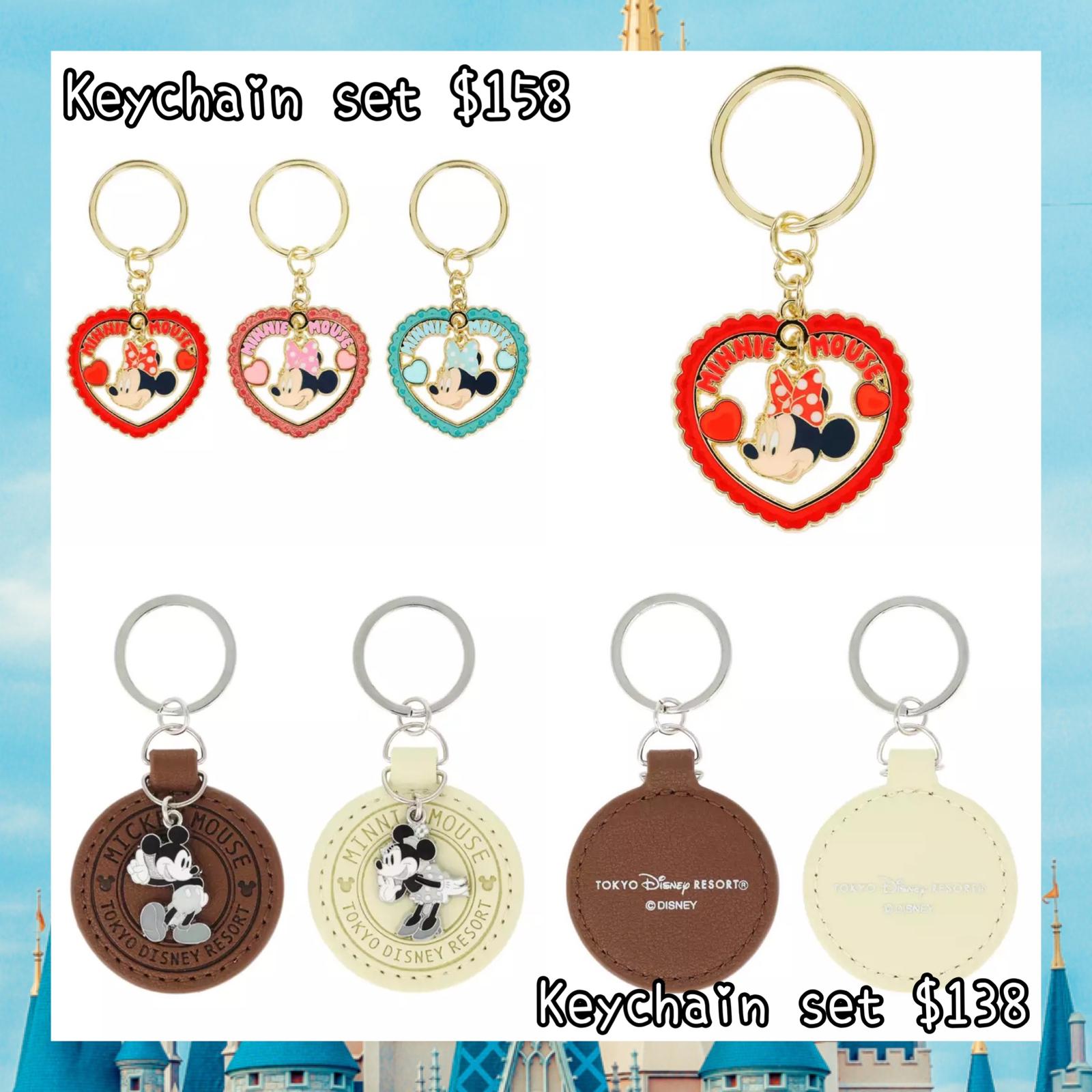 ：日本：DISNEYLAND園區產品30/4日本發賣 KEYCHAIN SET