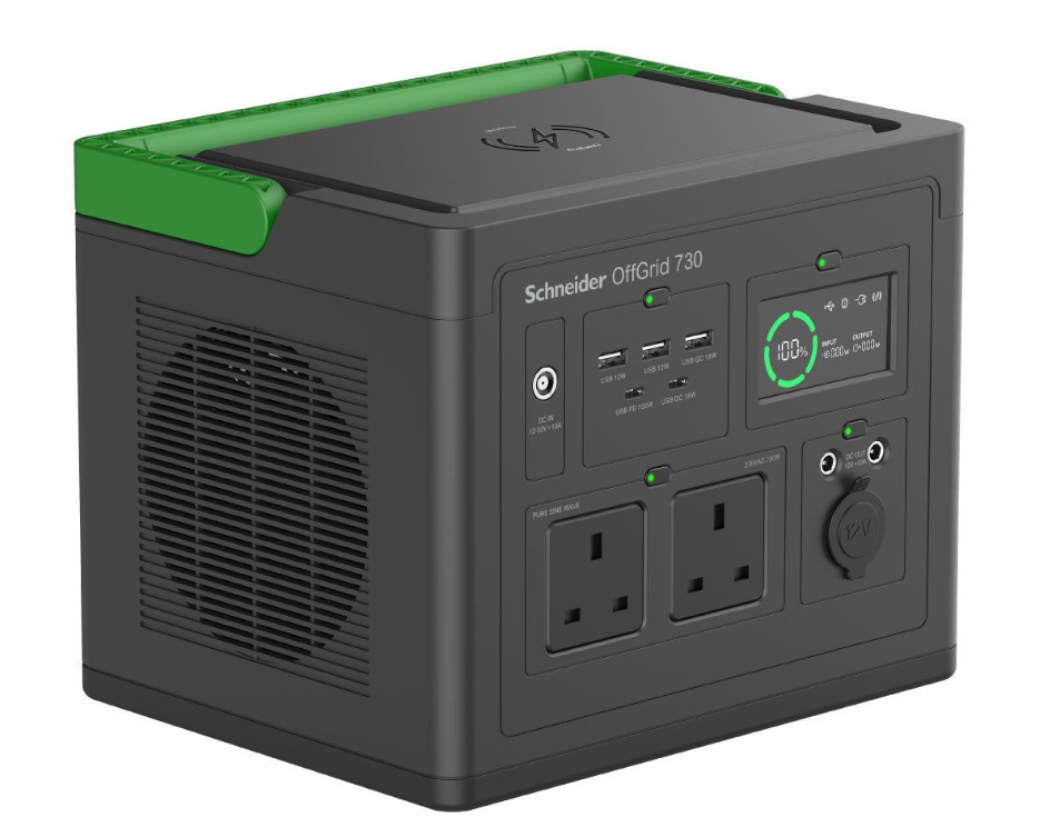 施耐德電氣 - (738Wh) Schneider OffGrid 手提式流動電源(PPS730-UK) #大容量流動電能站 #移動電源 #外置電
