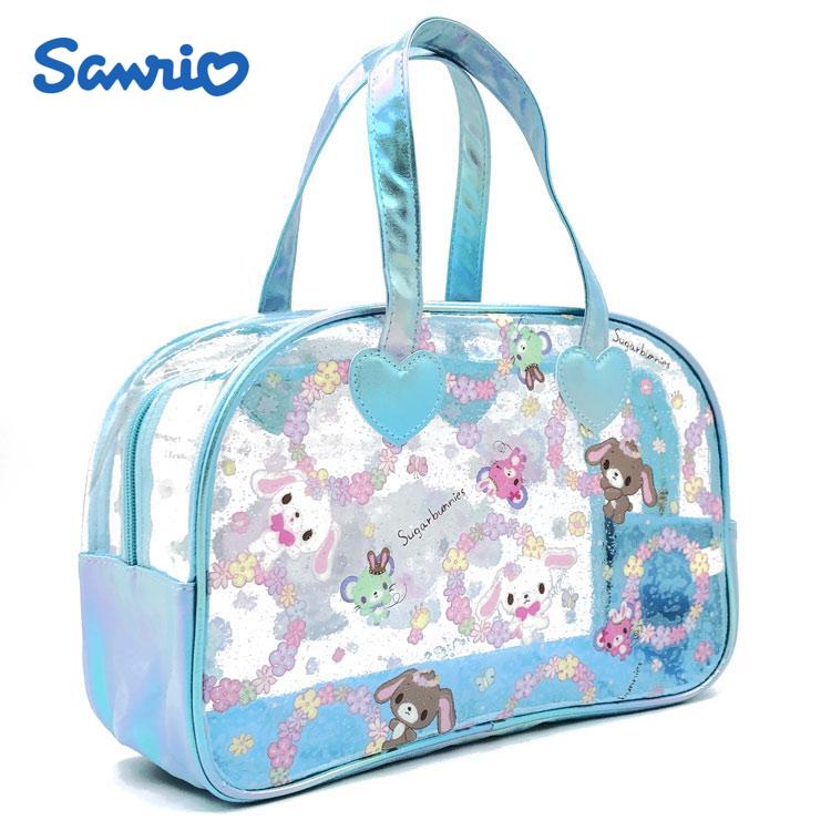 🆕【⭐訂購⭐】🇯🇵 日本直送 🌀#Sanrio #Sugarbunnies 透明波士頓包［2款選］🌀[ELFD-0172][260722]