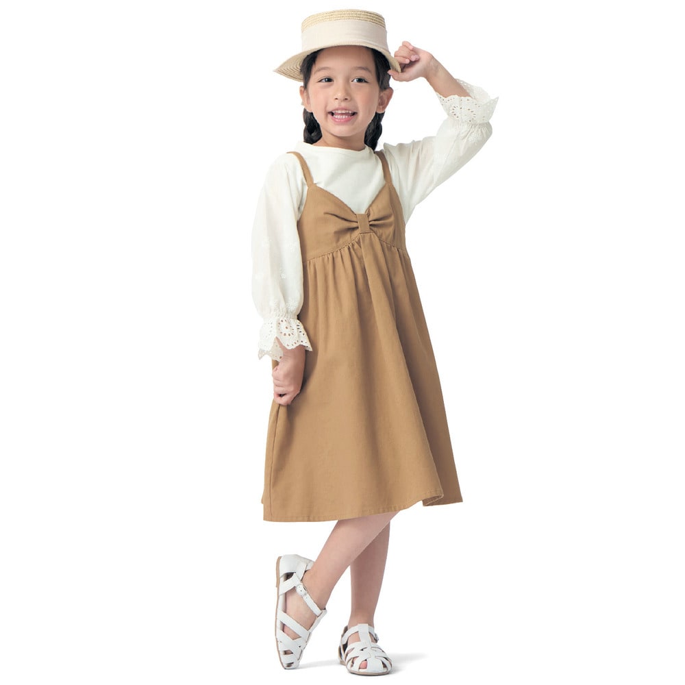 🆕【⭐訂購⭐】🇯🇵 日本直送 🌀#GITA ❣️ #親子裝❣️縷空扇形袖口 套頭衫［2款選］🌀[ELBA-0006]