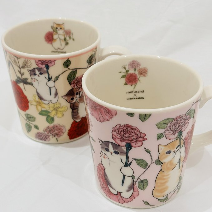 日本製 Mofusand ＆ 日比谷花壇馬克杯