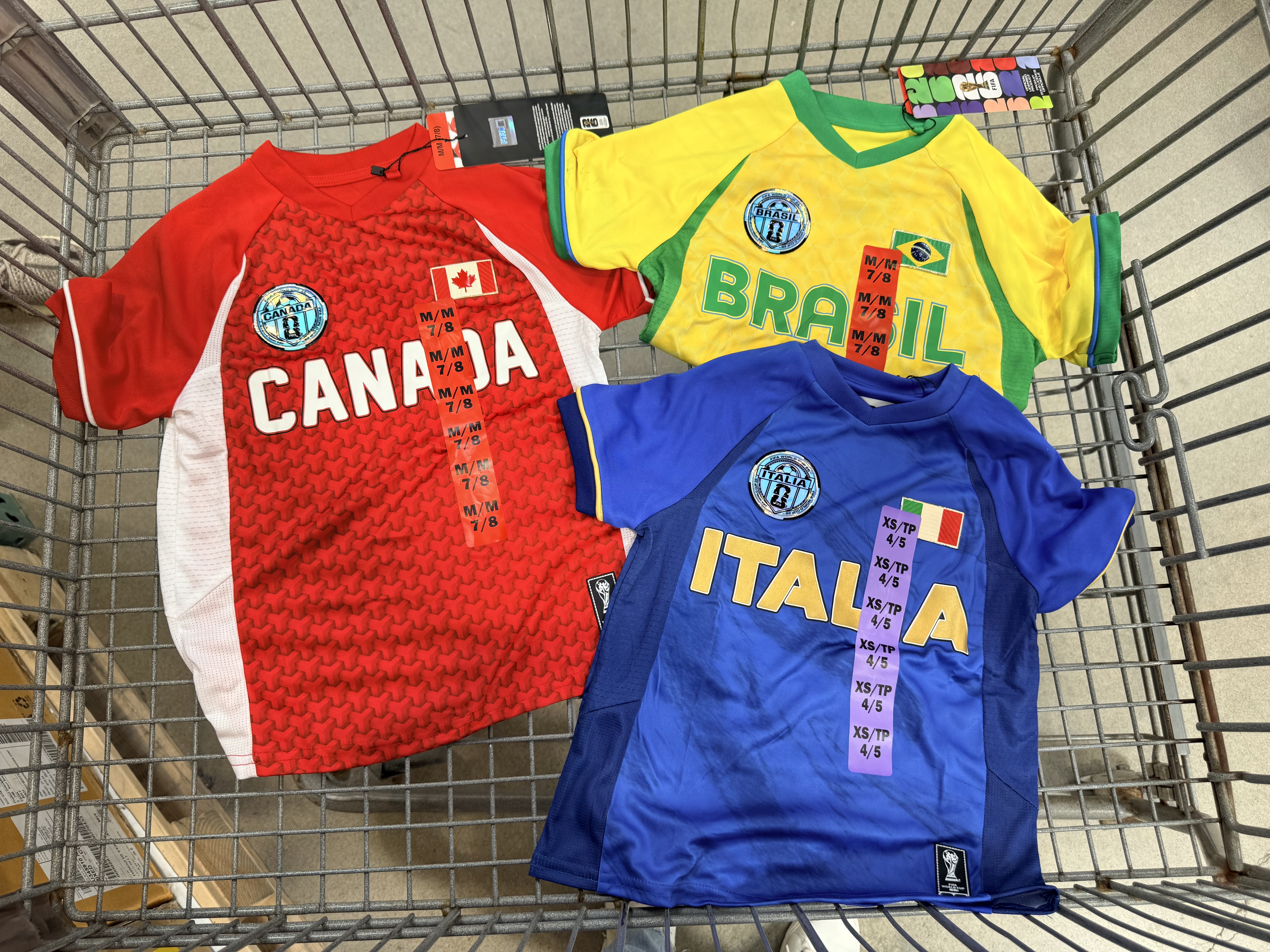 [2026世界盃] ⚽️ FIFA 官方授權國家隊足球球衣 - 加拿大/巴西/阿根廷/意大利/葡萄牙