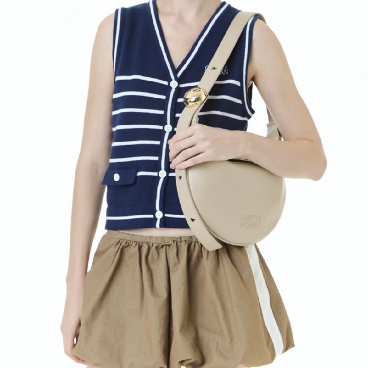 預購 | 🇹🇭GENTLEWOMAN FORTUNE CURVE BAG(BEIGE) BG1096-3