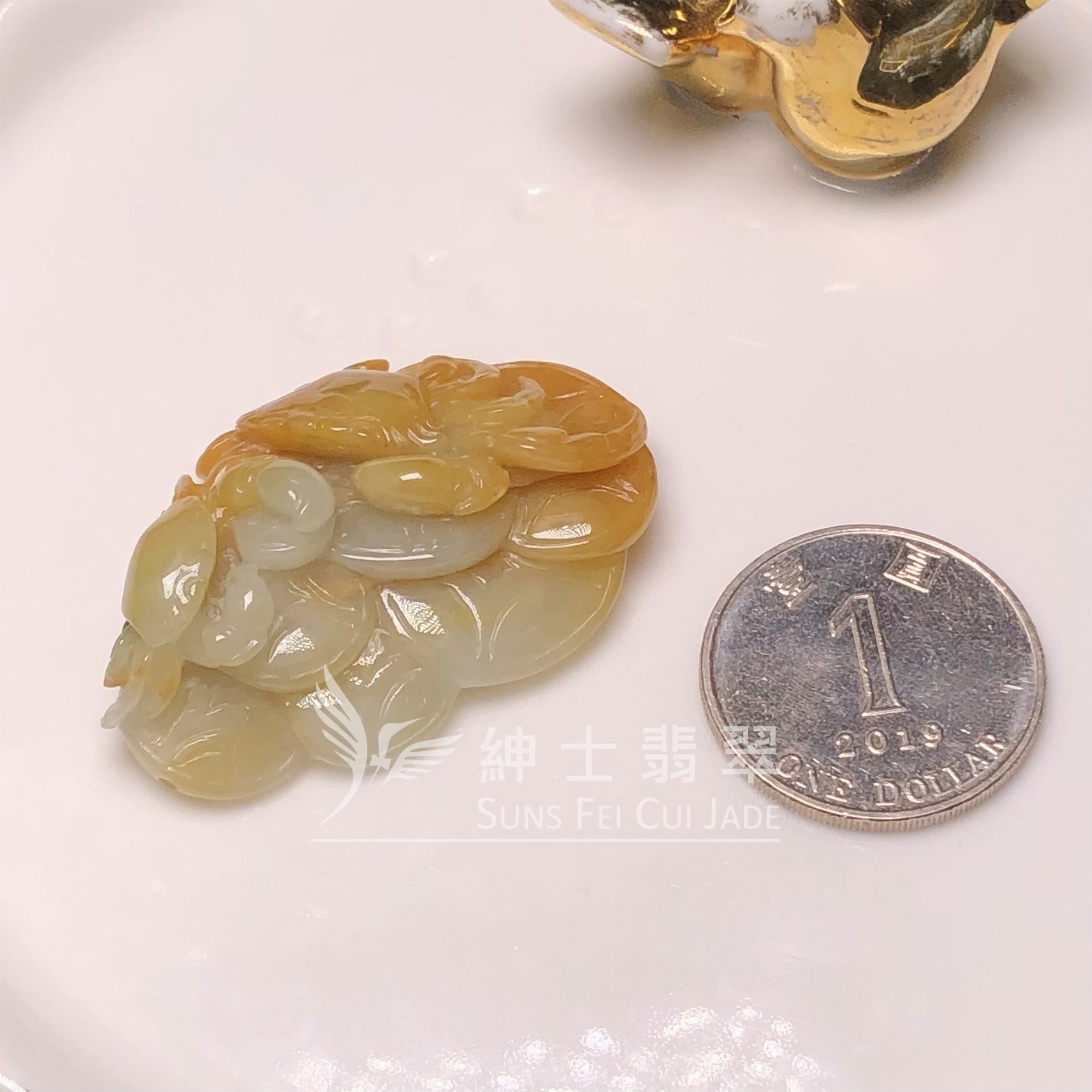 B08980 翡色橫財就手吊墜
