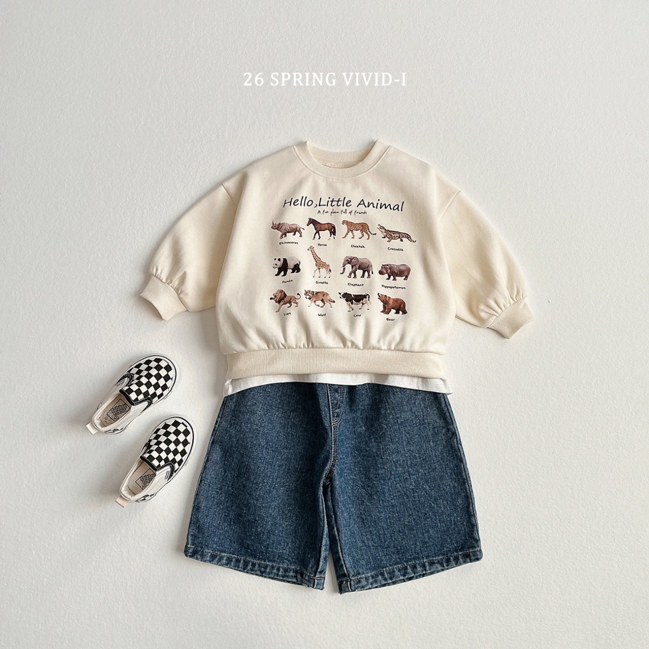 🌸預訂 韓國直送🌸🇰🇷VIVIDI寬版八分闊腳牛仔褲