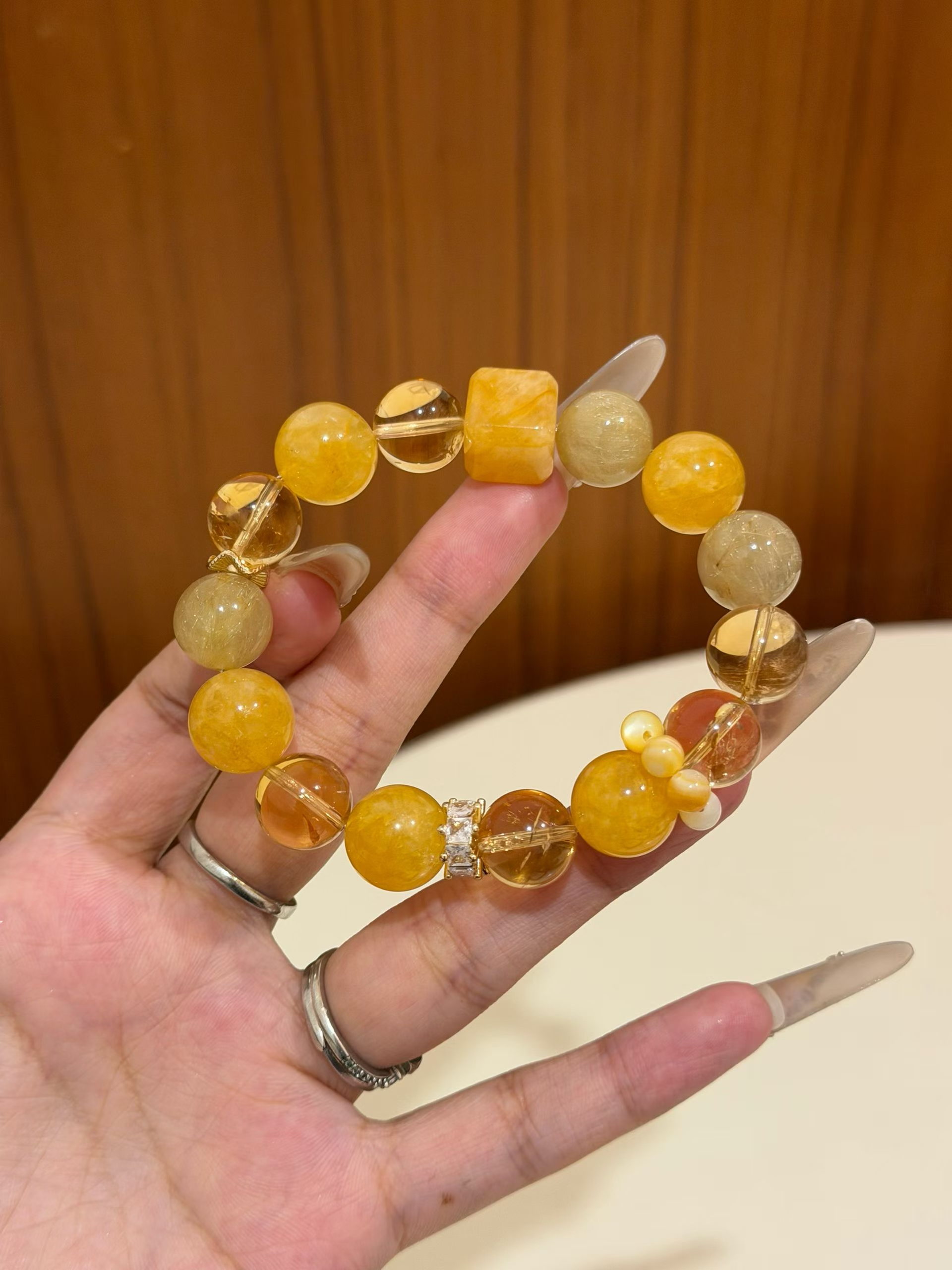 黄塔晶➕黄胶花➕金发晶