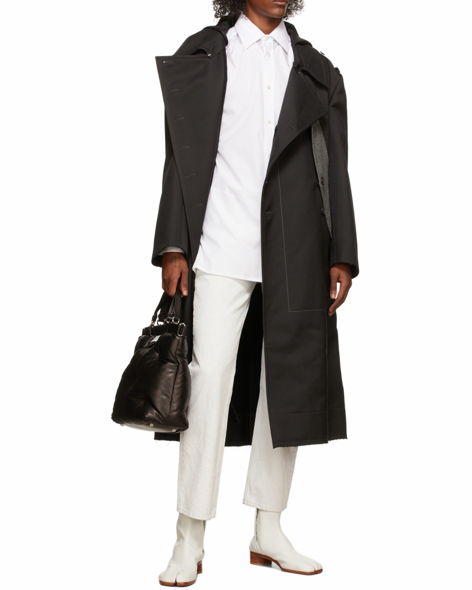 Maison Margiela 女士 徽標單肩包均碼碼中號、33cm*12cm*33cm 