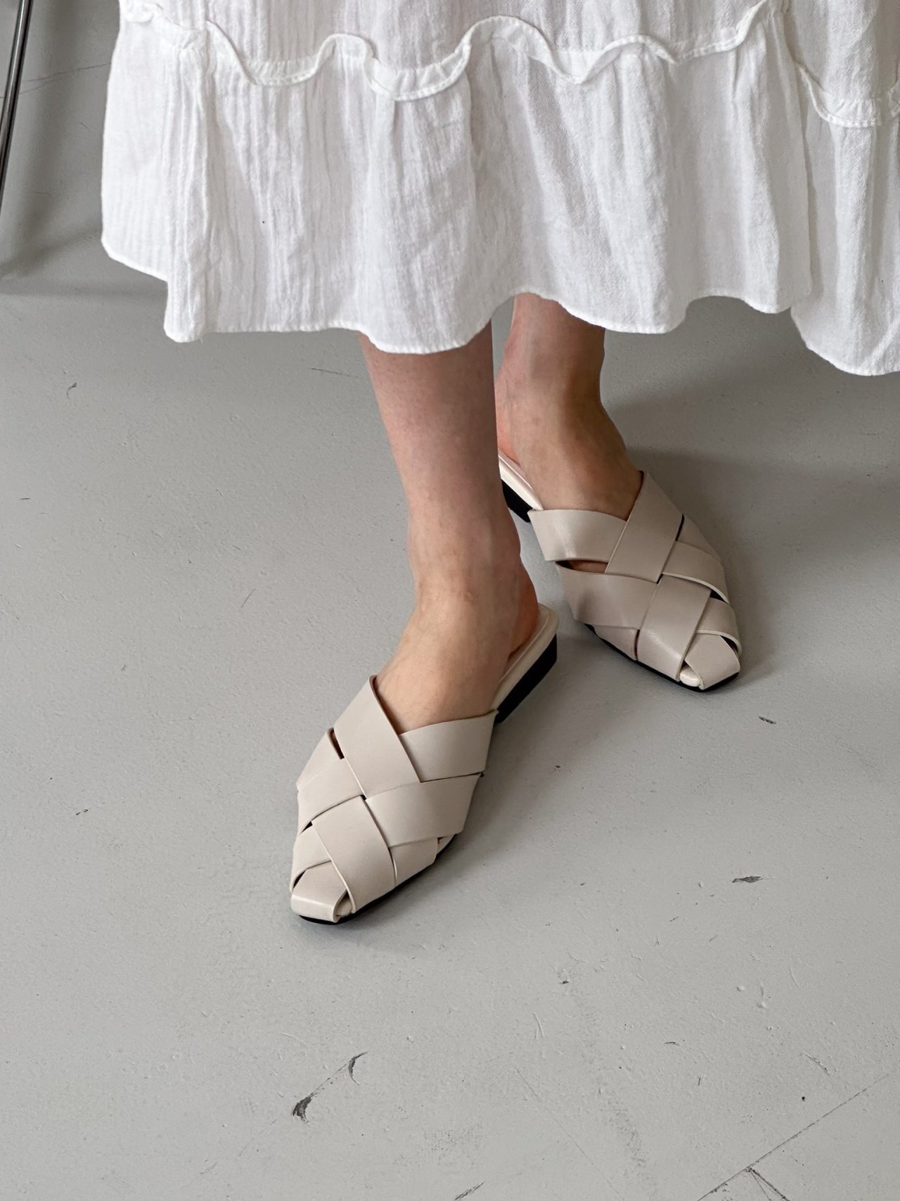 Braided Mule Flats (3 colors)