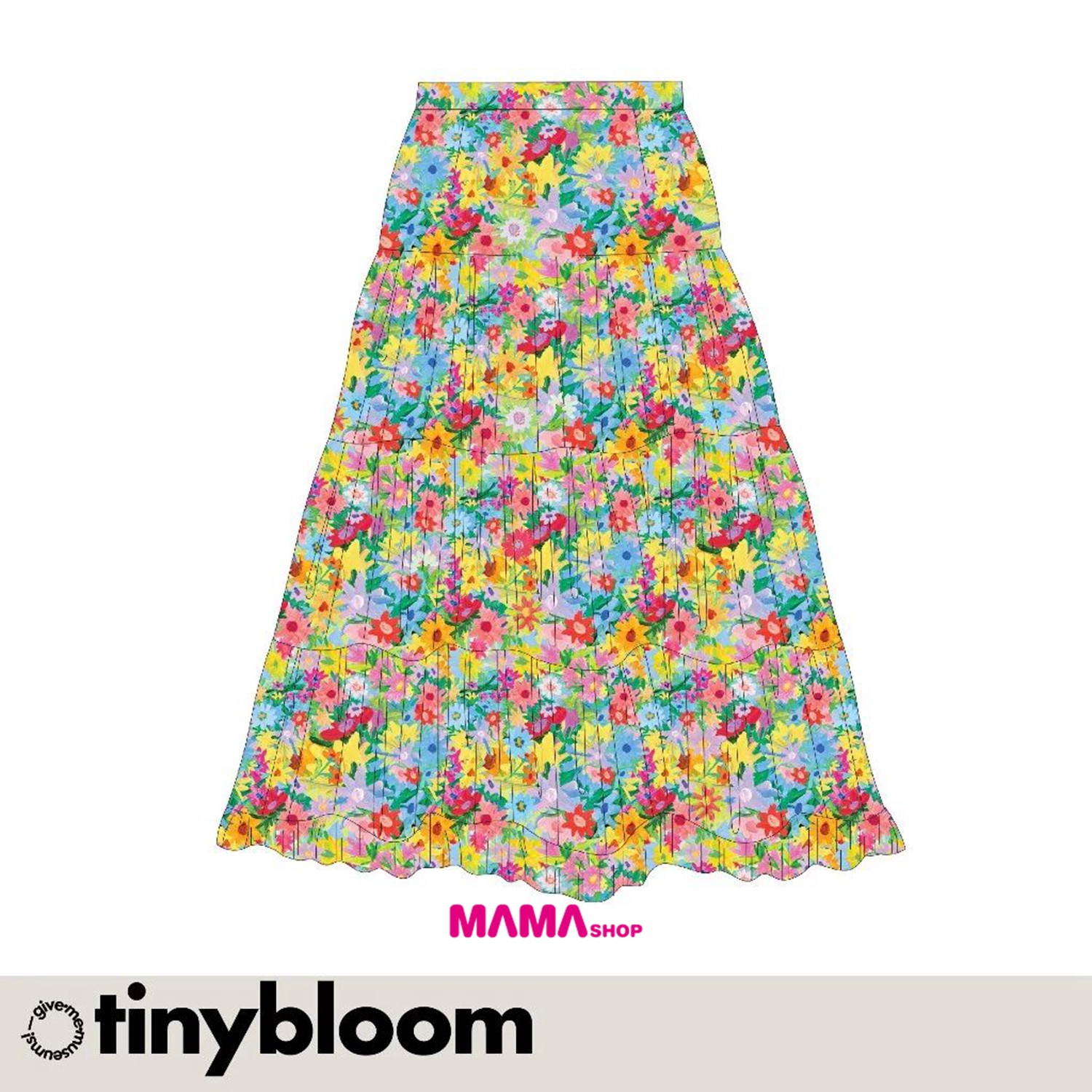 泰國直送Boho chiffon skirt波希米亞雪紡裙