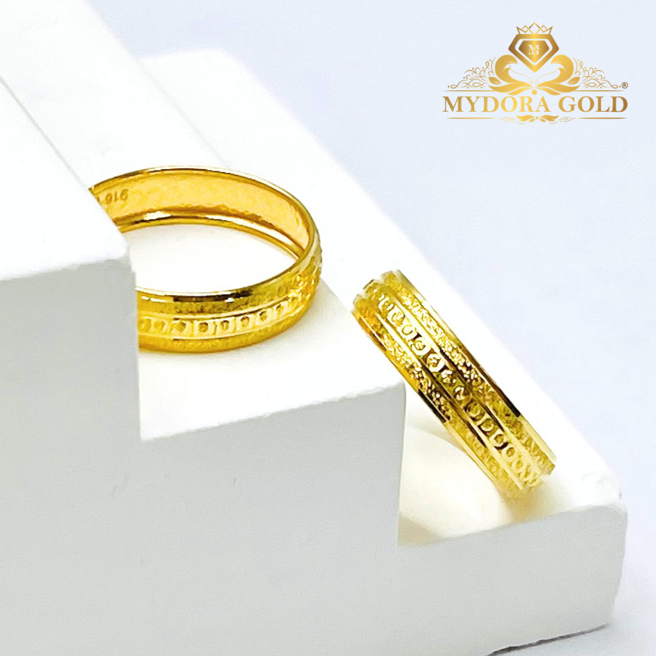 MYDORA Cincin Belah Rotan Ratna Klasik l EMAS 916/22K