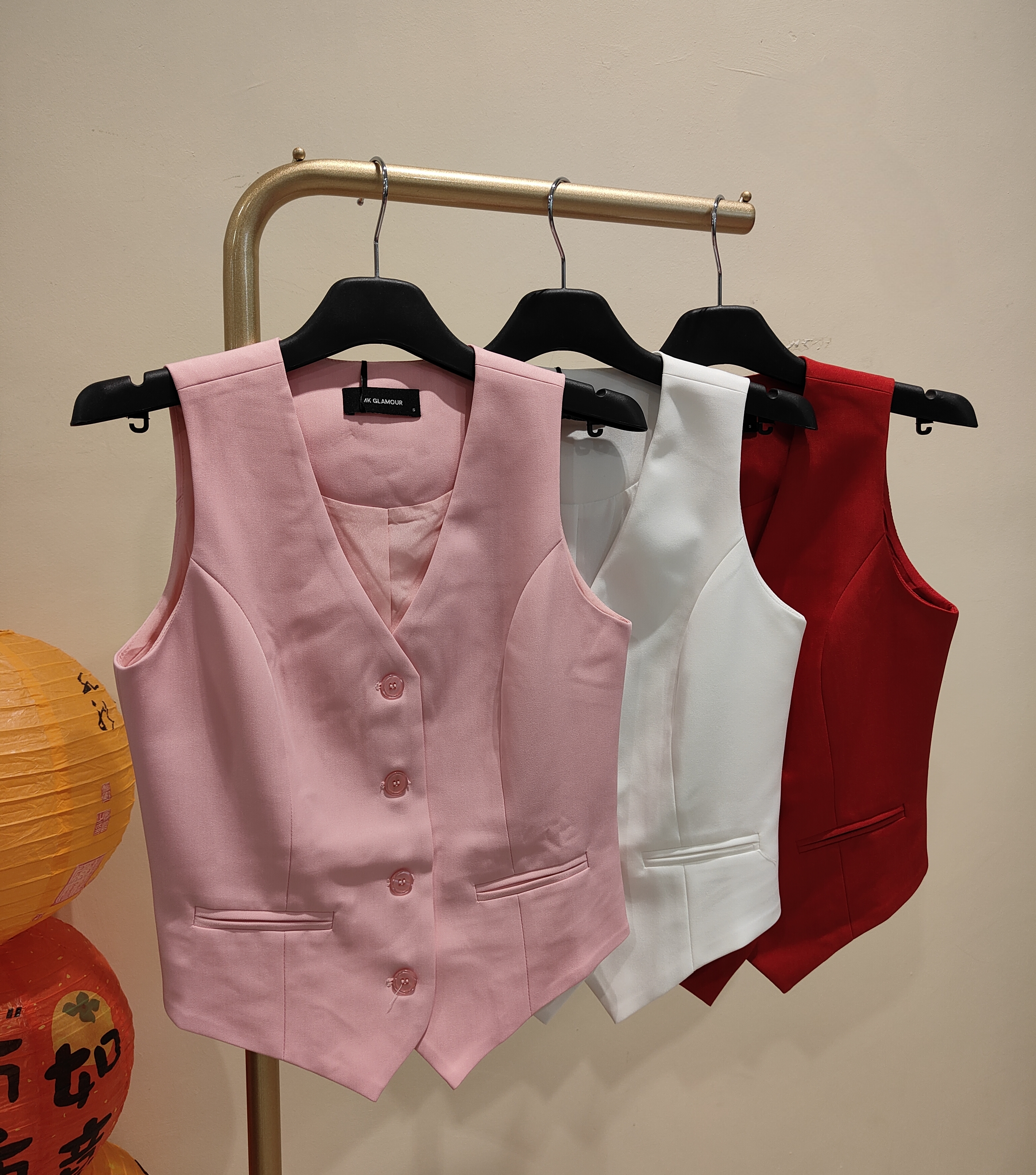 独家修身马甲上衣 2664