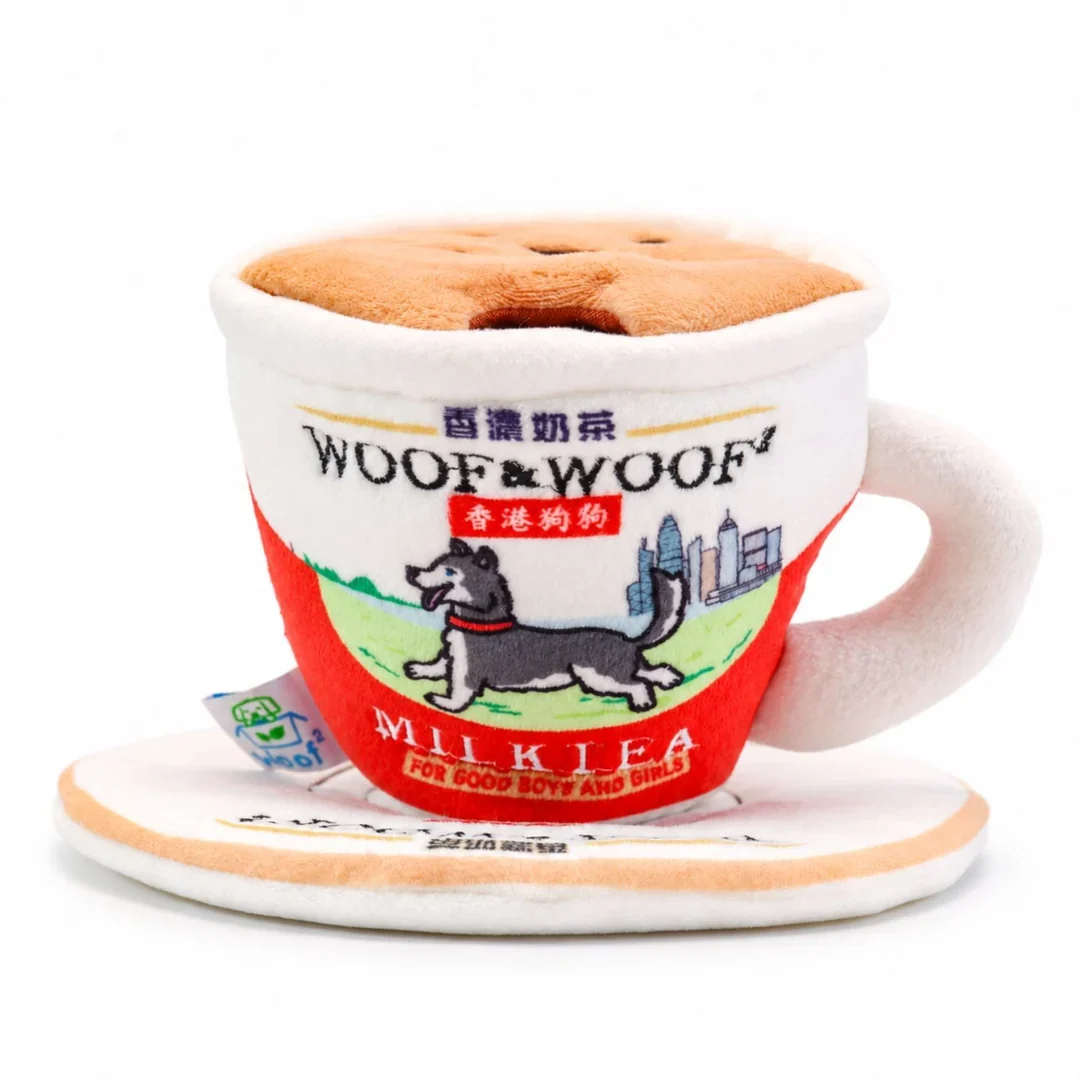 Woof²  港式奶茶二合一藏食寵物玩具