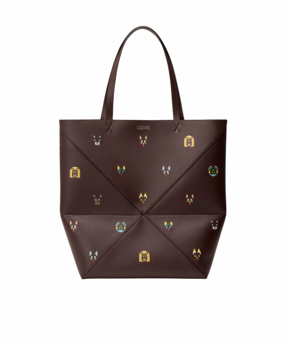 Loewe 女士 Cats XL 拼图折叠手提包均码码42cm*18cm*41cm 