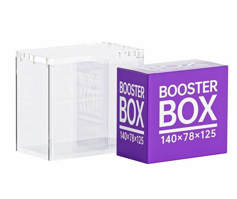 Sanseking TCG Card Game - Acrylic Case For Pokemon ETB or Booster Box