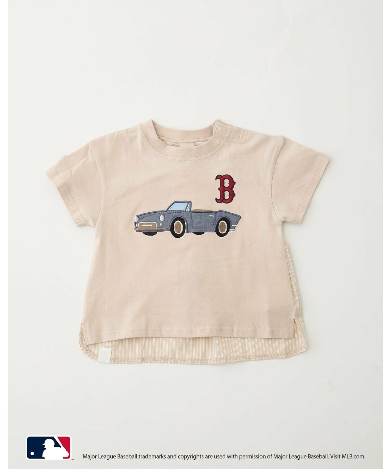 🆕【⭐訂購⭐】日本直送🇯🇵 #MLB 汽車刺繡貼花 層疊 短袖Tee［3款選］🌀[ELHA-0048][260910]