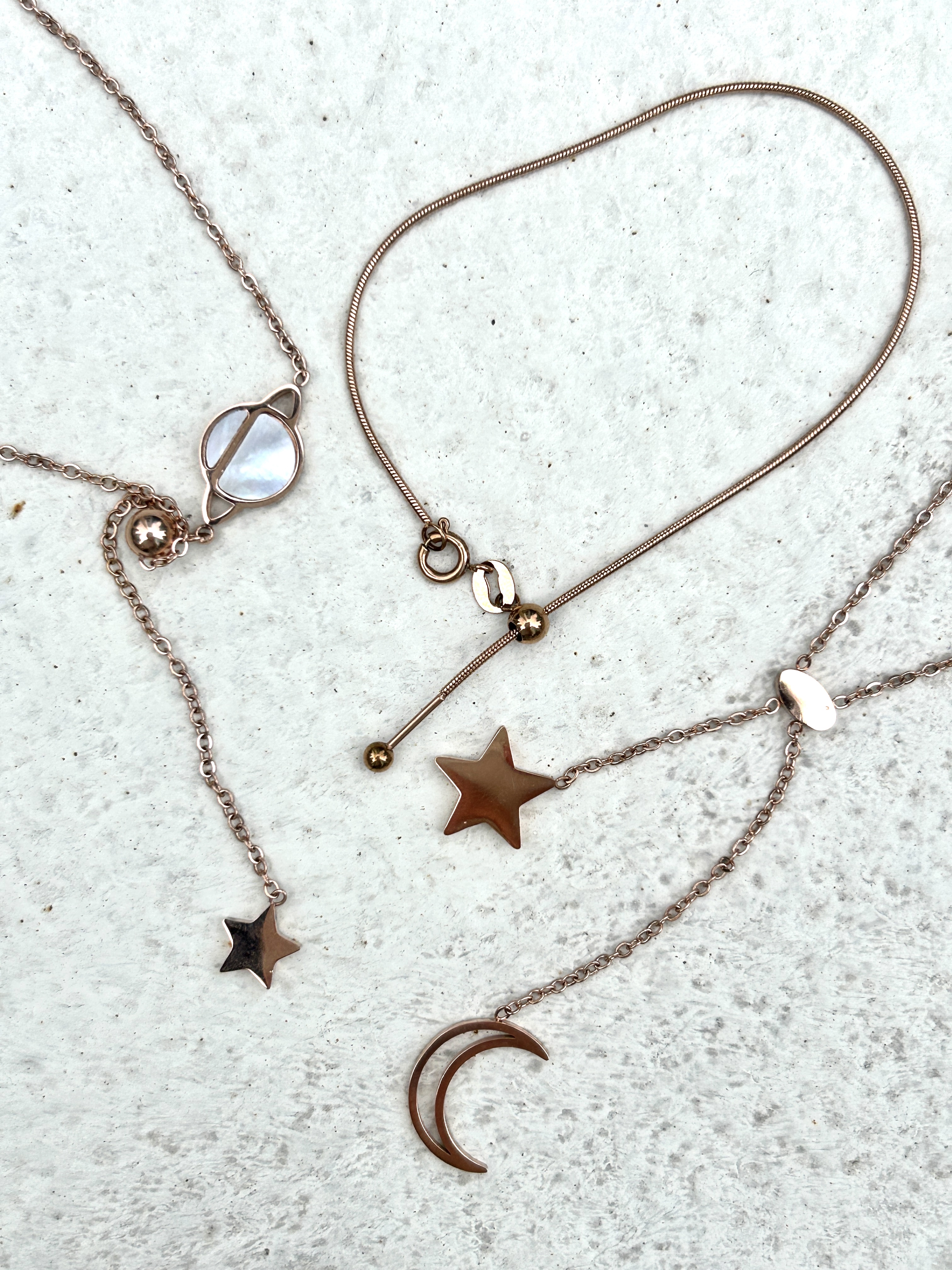 Rose gold simple bracelet