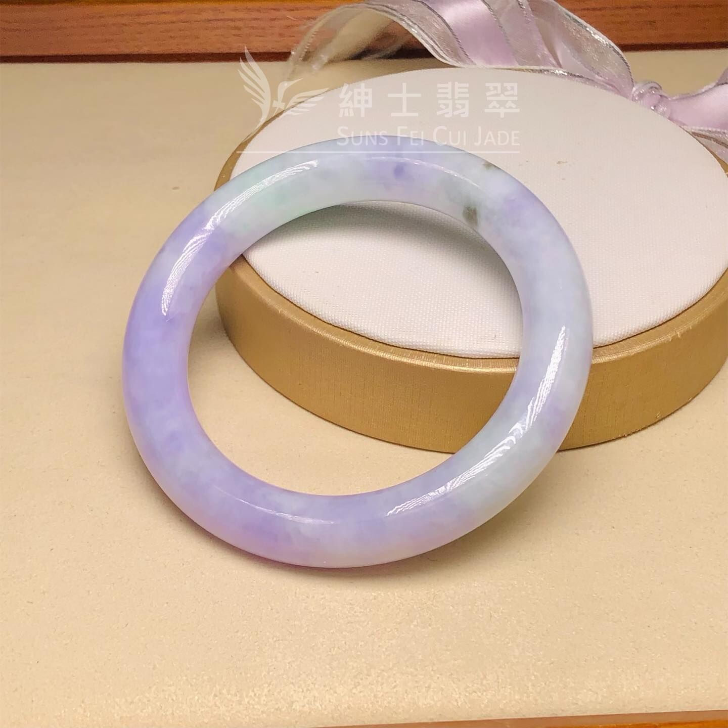 木那藍紫春彩圓鐲57.3mm