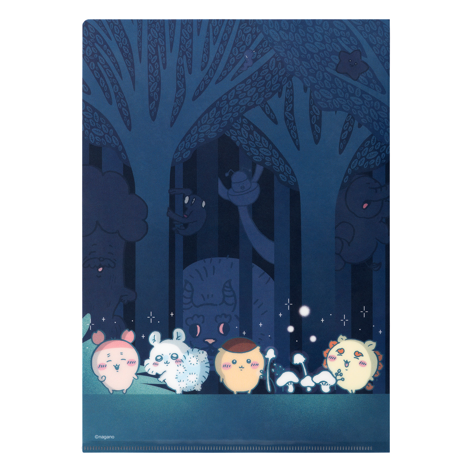 現貨｜Chiikawa Park ちいかわ 夜之森林 日本製 A4 文件夾 Folder (370604)