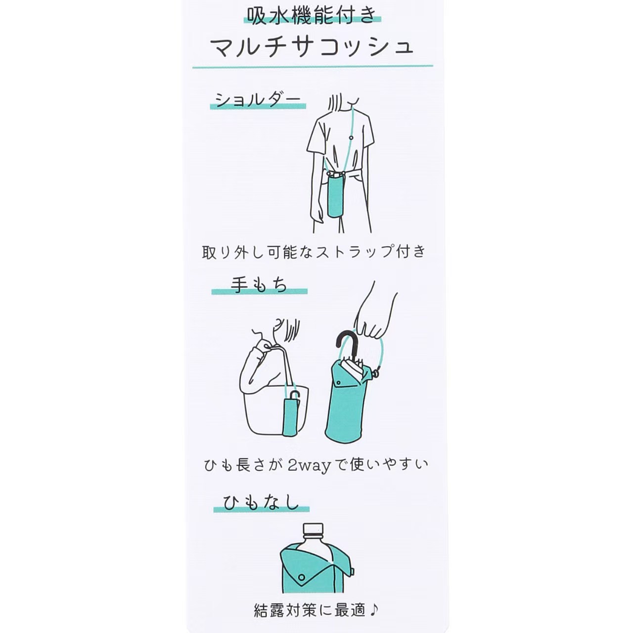 日本直送 Moomin 姆明多功能 防水雨傘袋