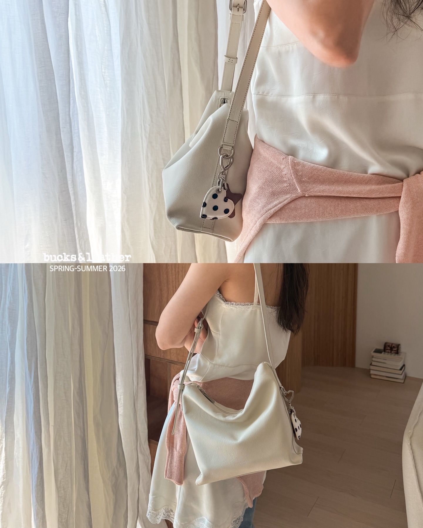 預購_牛皮亮面 / 荔枝紋 Low Bag (S) By Bucks & leather