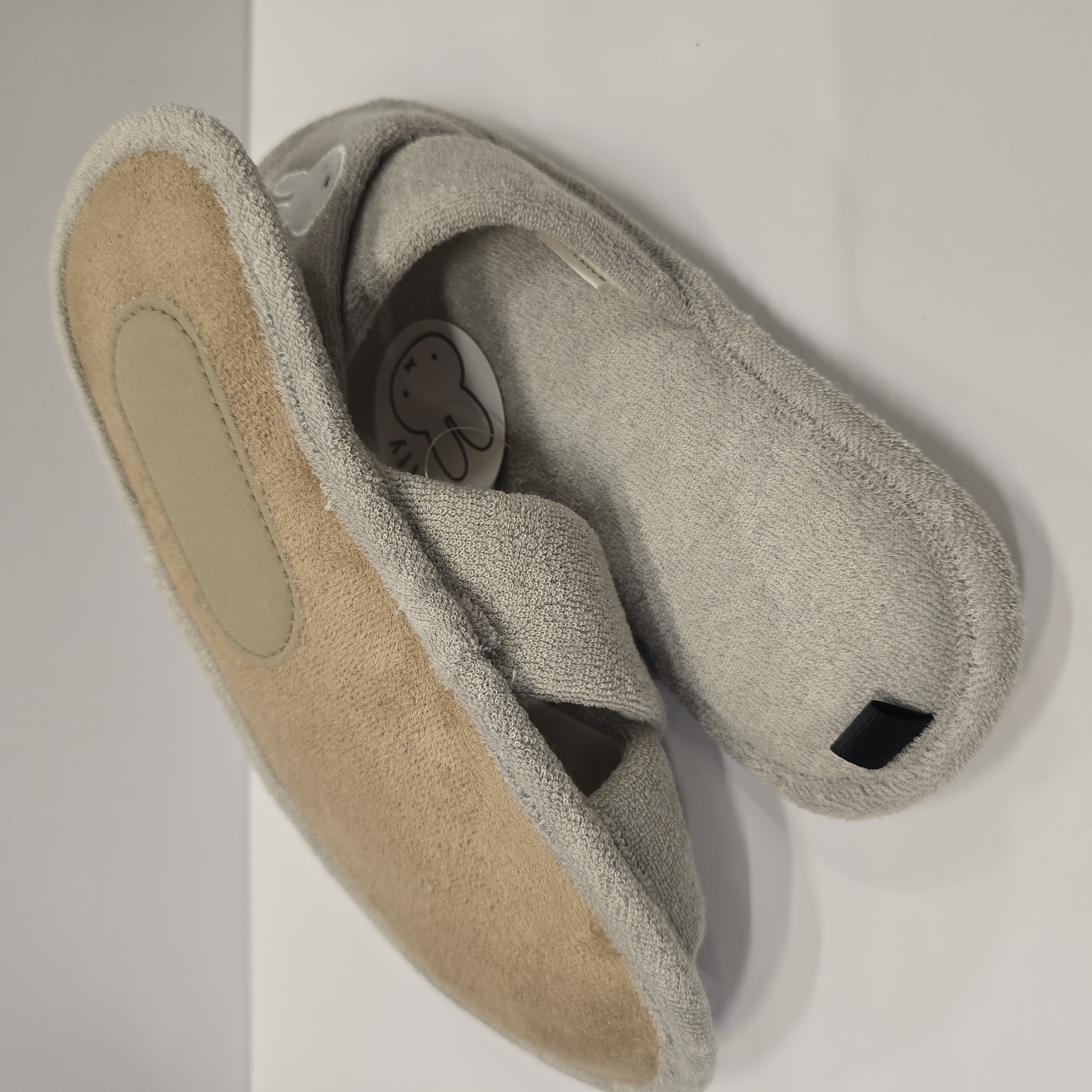 miffy 女士毛巾料拖鞋 202-1547 灰