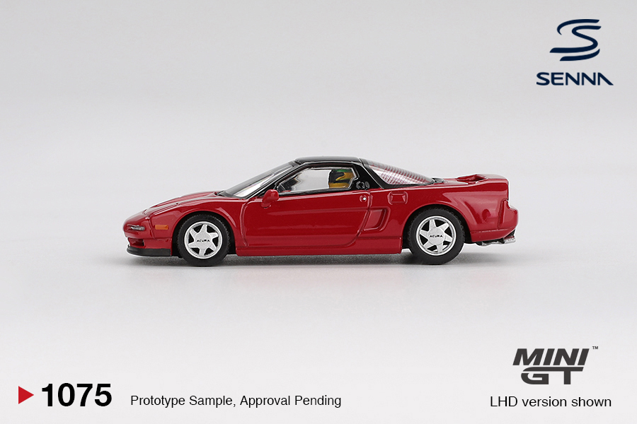 Mini GT 1/64 Honda NS-X Prototype Midship Sports 1989 Ayrton Senna w/ Figure - MGT01075-L