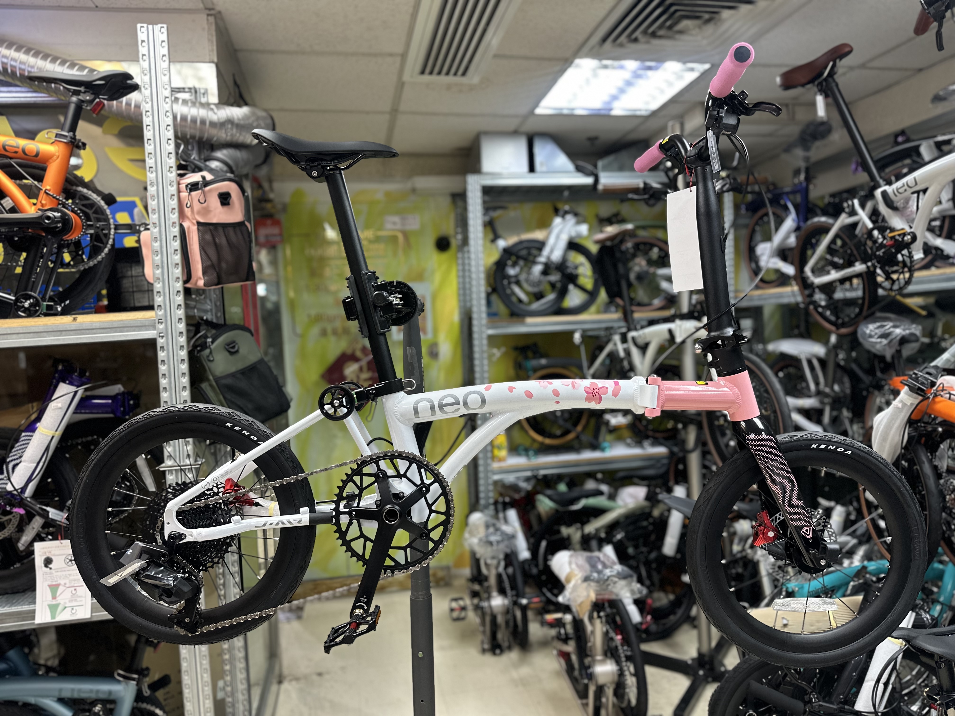 Java Neo 349 碳纖維叉 電子變速