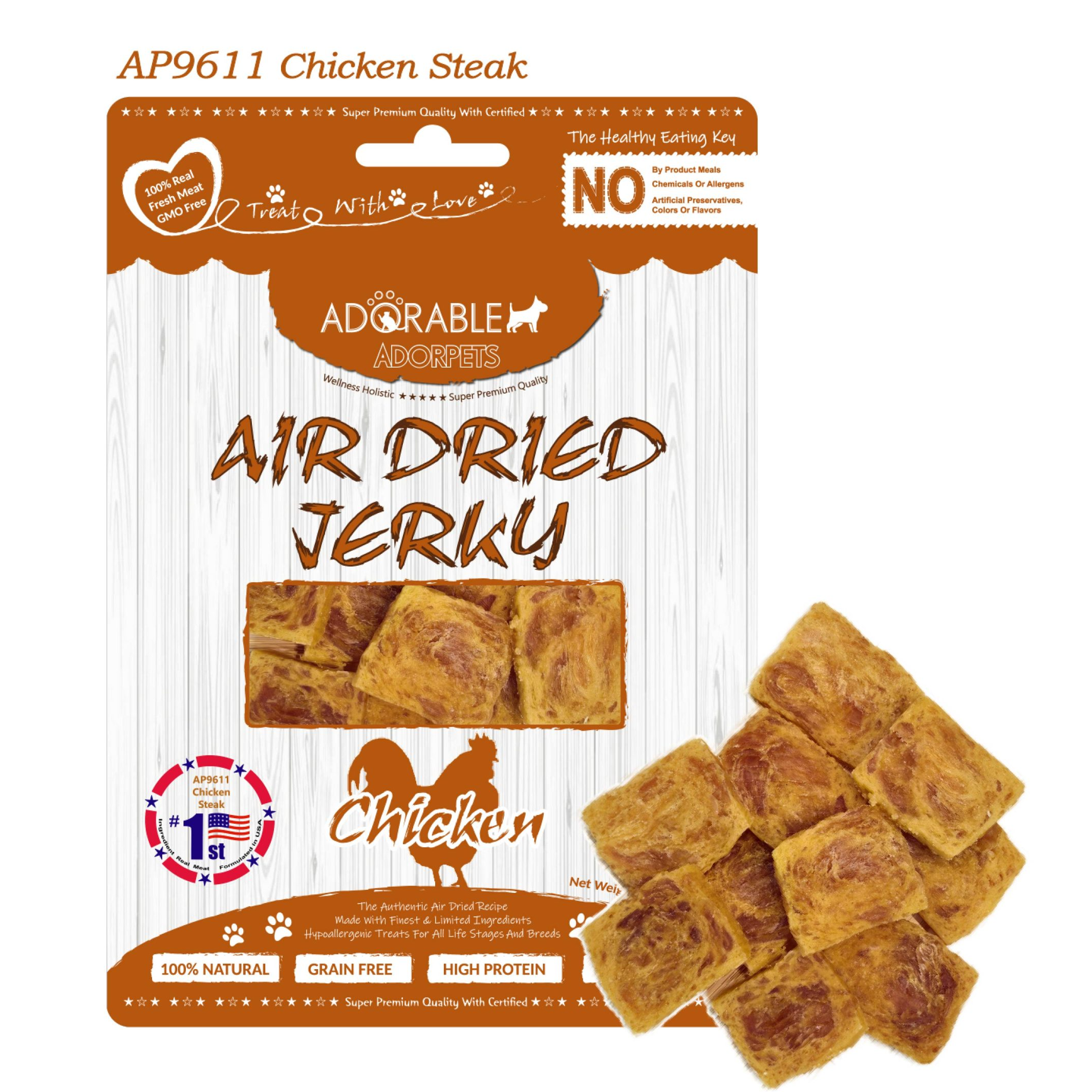 Adorable Adorpets狗小食 雞肉塊100g