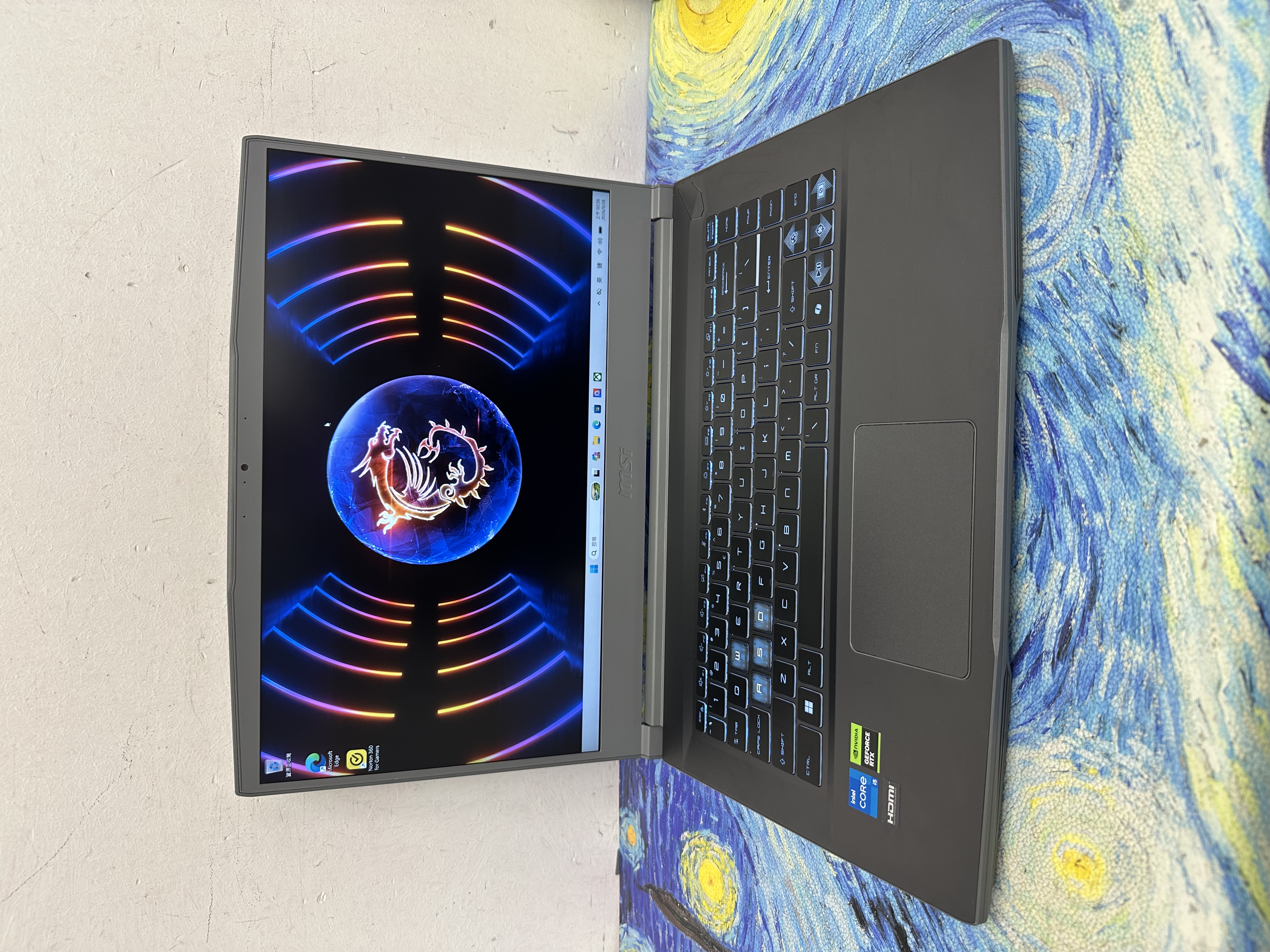 #6197 MSI  i5-13420H/16GB Ram/512GB+1TB SSD/15.6吋 144Hz Mon/RTX 4050獨立顯示卡/ Gaming Laptop / Notebook / PC / Office / Work / gaming notebook / Netflix / Movie / Windows / win 11 / 原廠保養