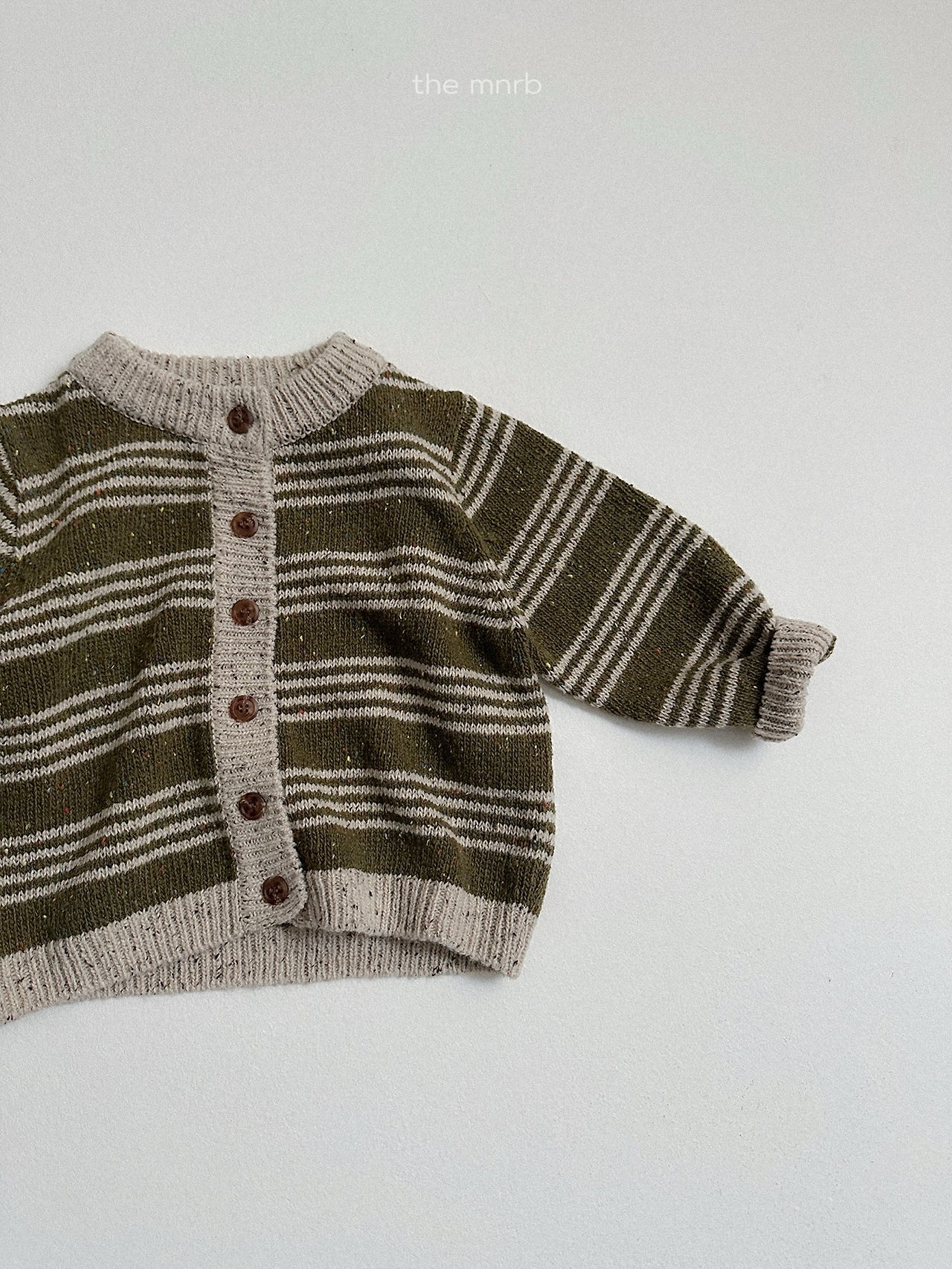 Mnirobe |  Four Line Knit Cardigan