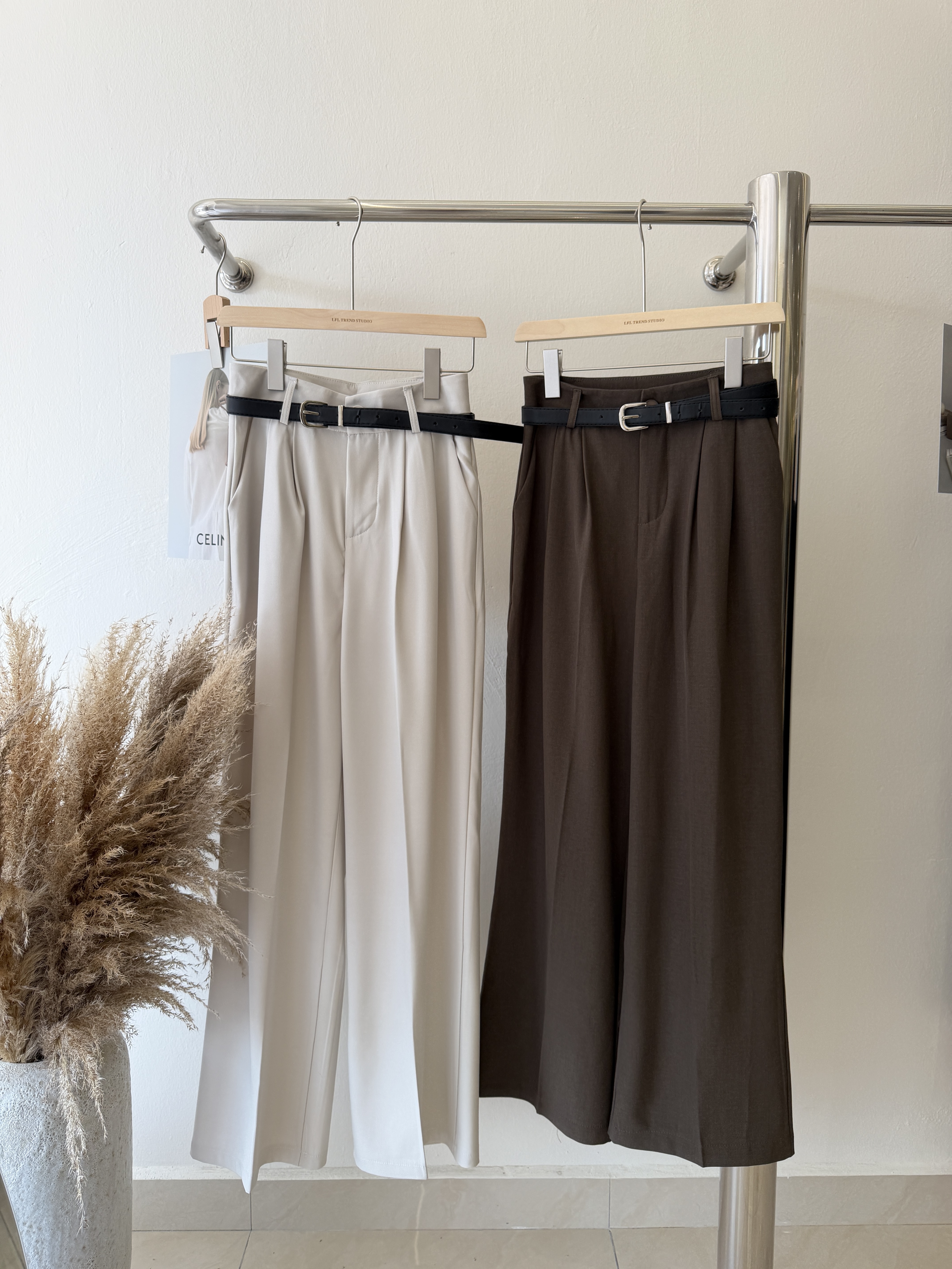 6627 百搭高腰西装长裤