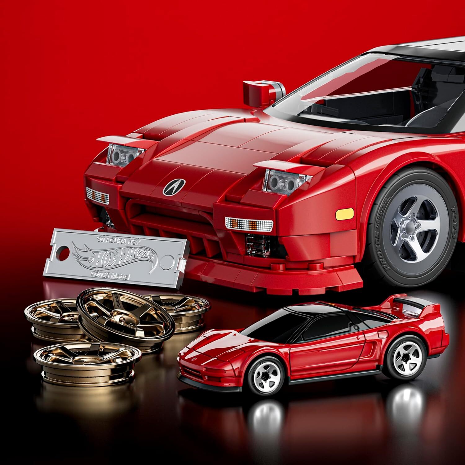 【預訂】Mattel Brick Shop x Hotwheels - '90 Honda NSX / Acura NSX 美高積木風火輪系列 