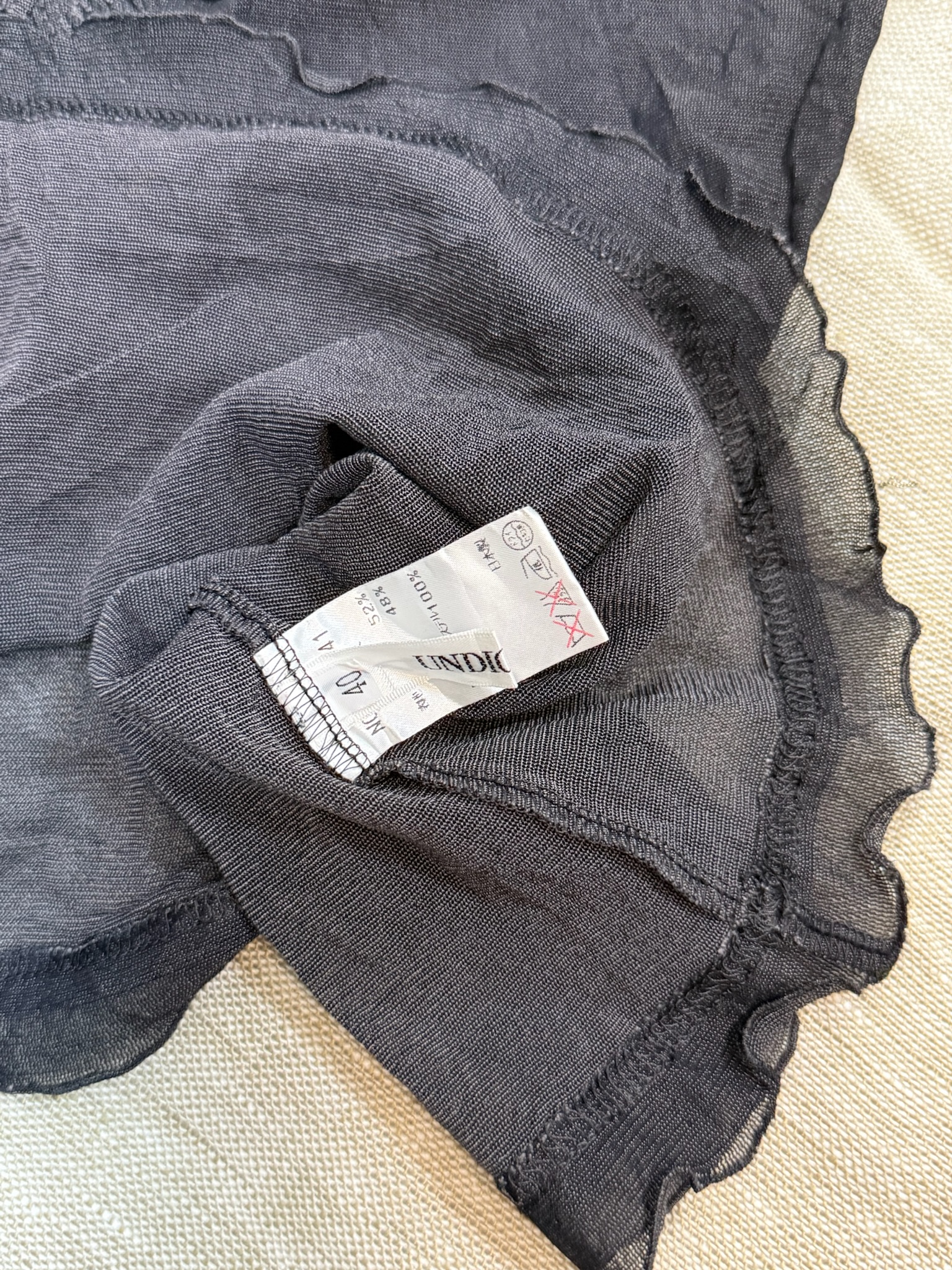 Vintage Sheer Mesh Blouse