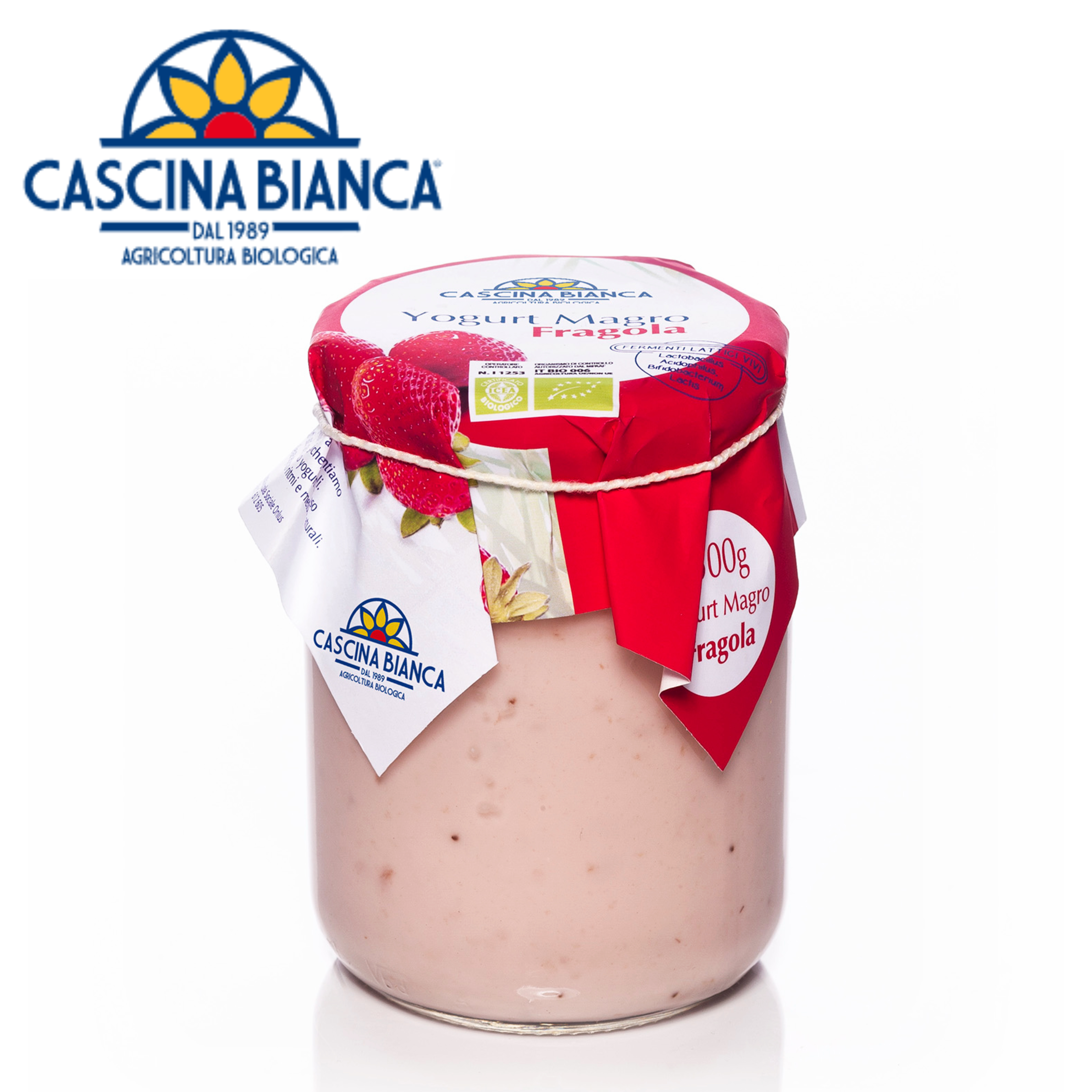 💧意大利 有機士多啤梨低脂乳酪 Italy Cascina Bianca Organic Low Fat Strawberry Yogurt
