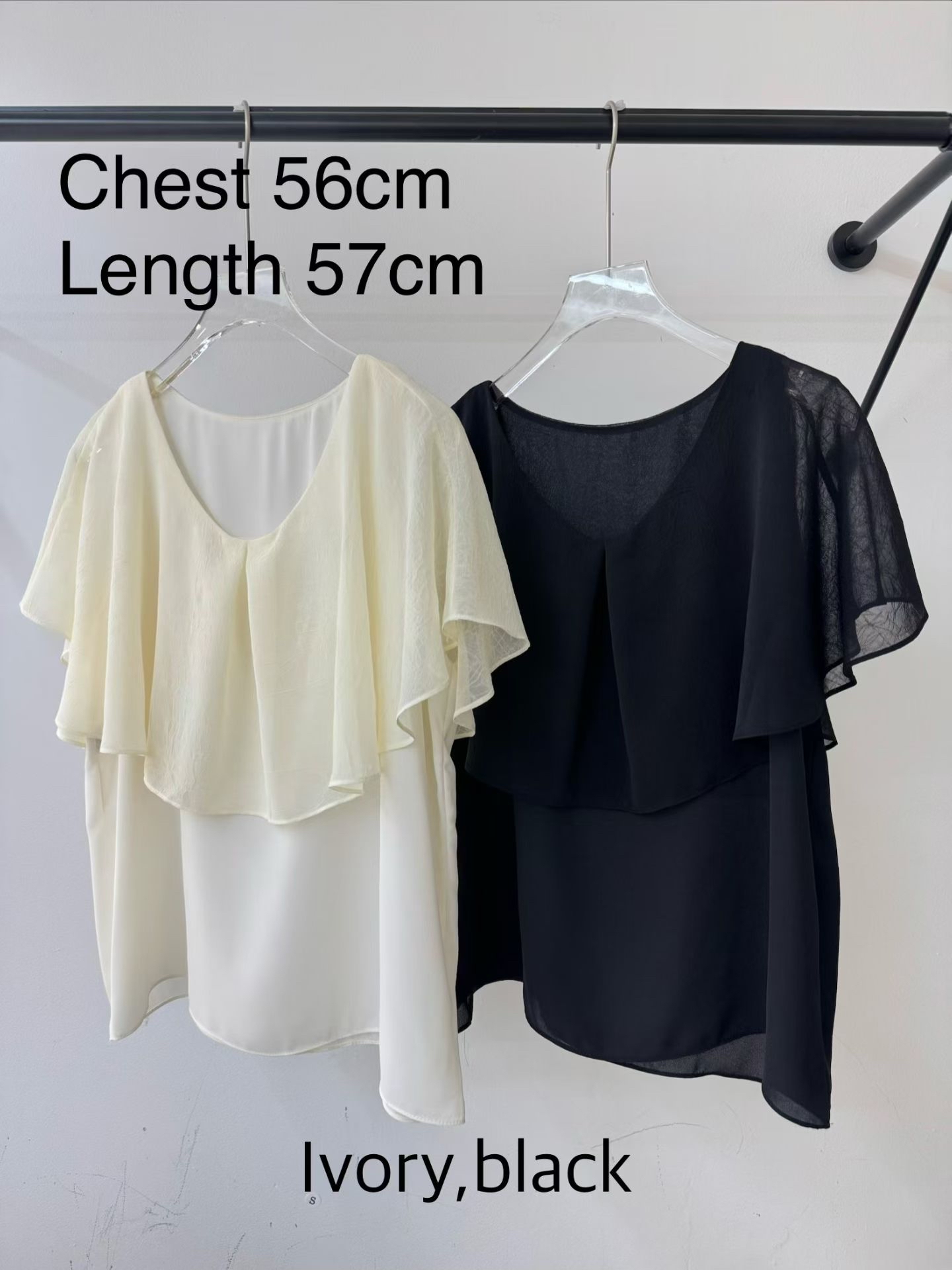 M16 Ruffle 紗雪紡Top 