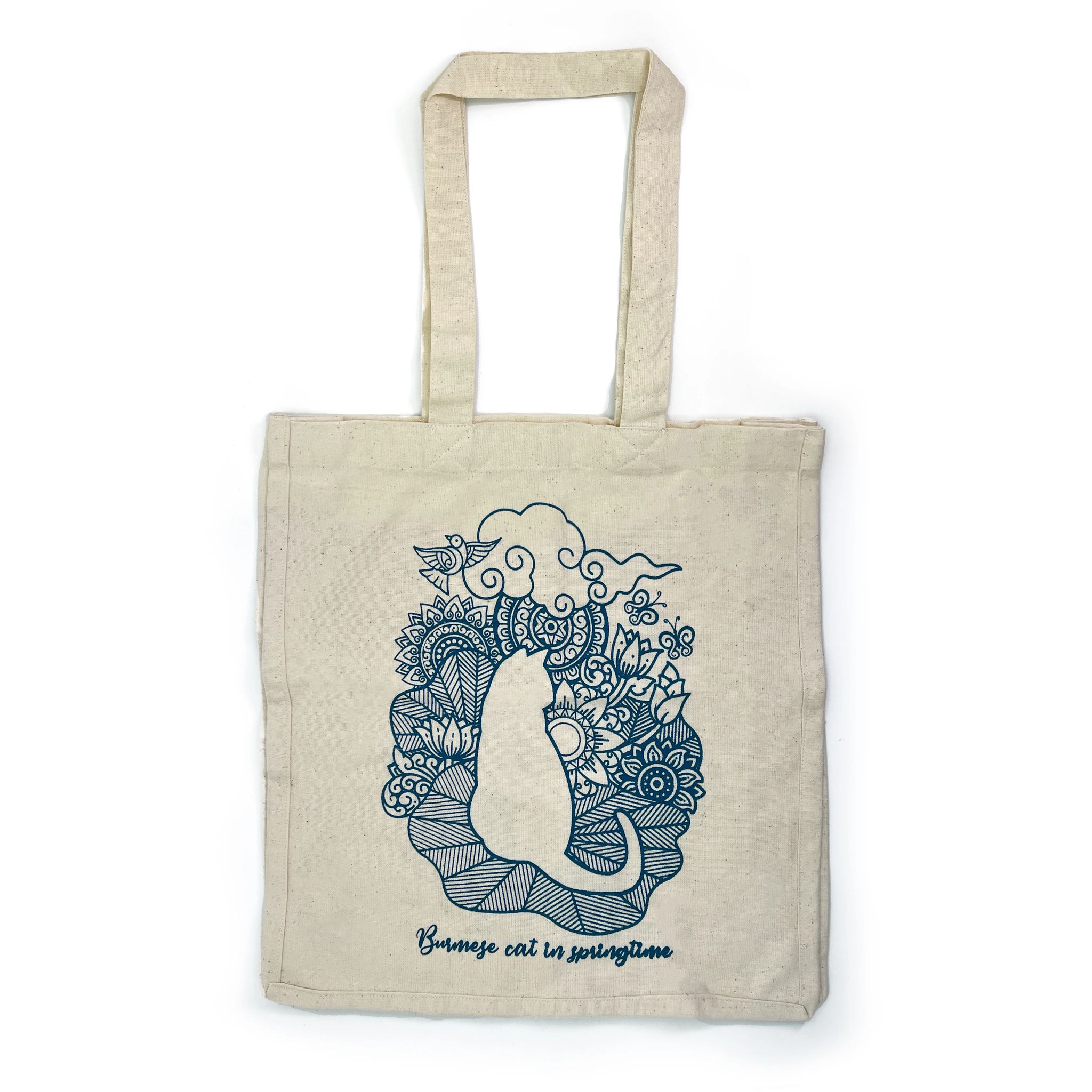 緬甸奶茶/緬甸貓側揹袋 | Myanmar Milktea / Burmese Cat Tote Bag