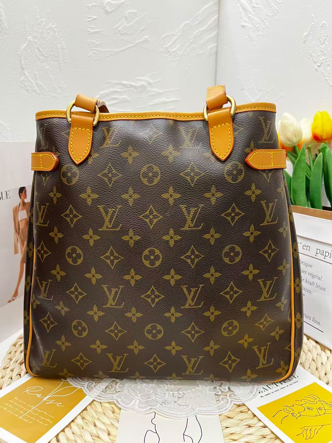 LV Monogram Batignolles Vertical Bag