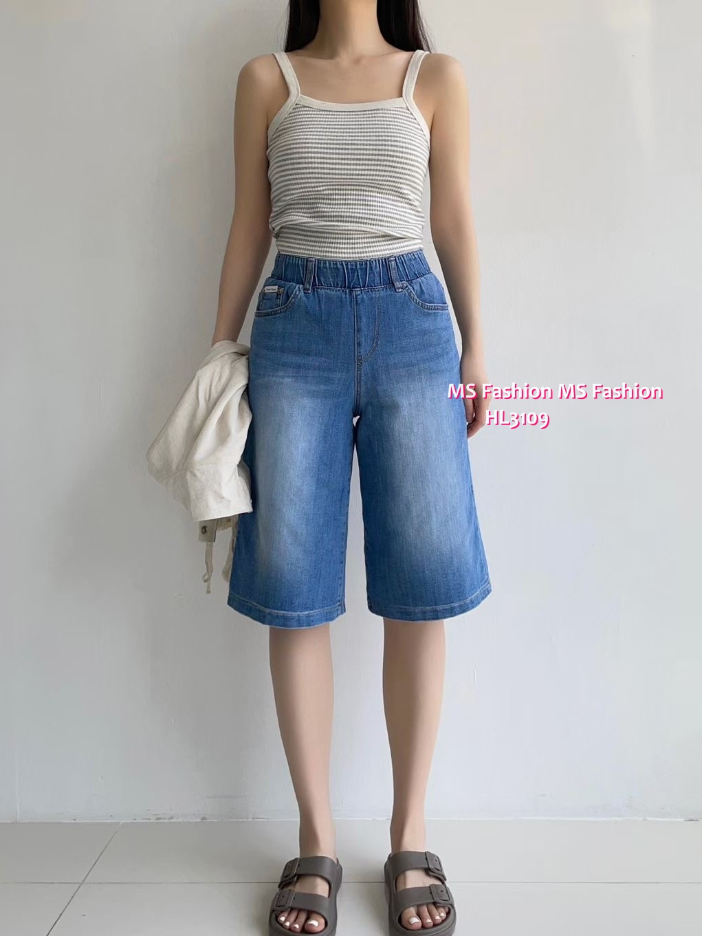 HL3109 韓國👖Howluk全橡筋腰短牛