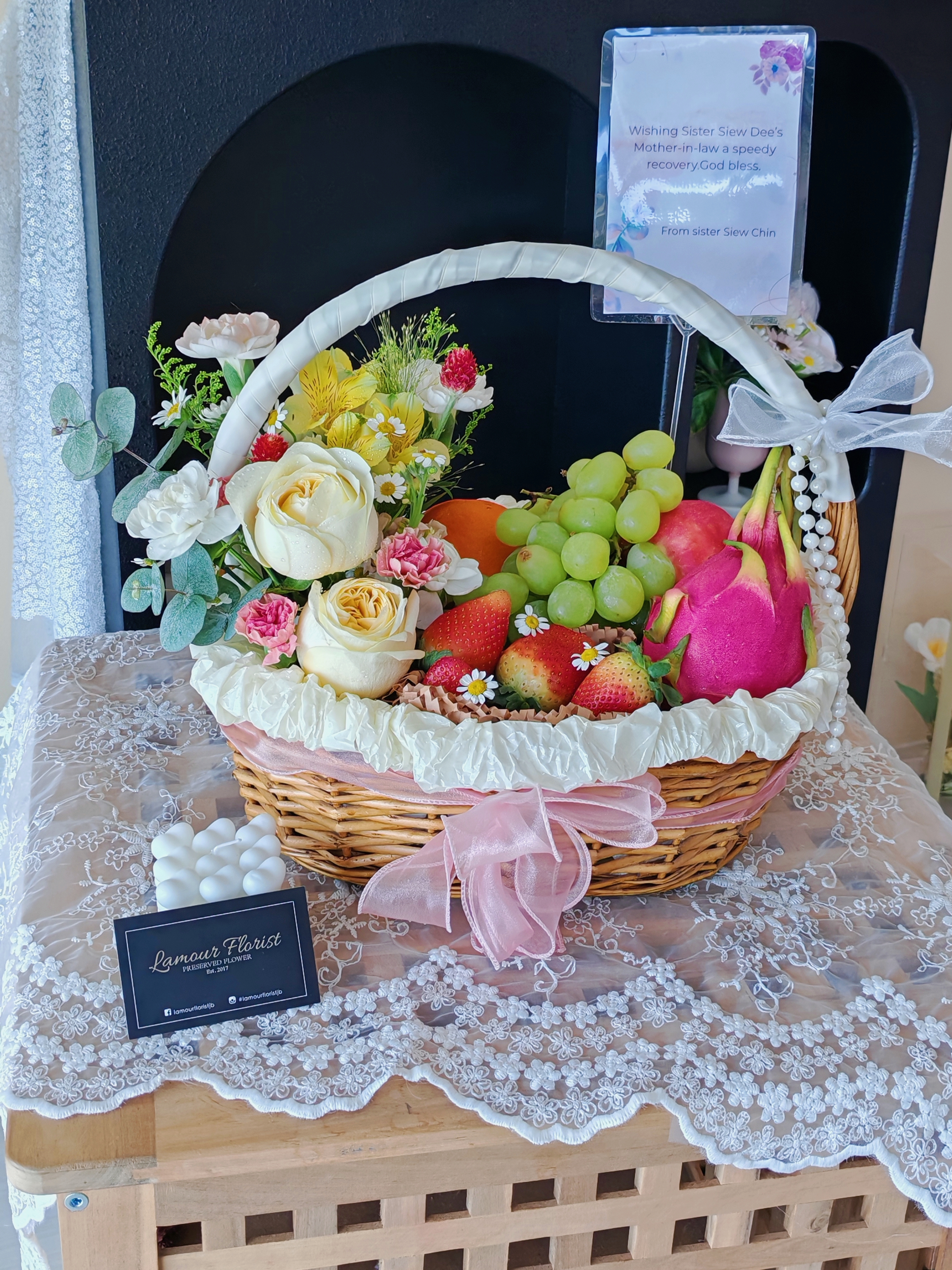 Fruity Fresh Flower Basket