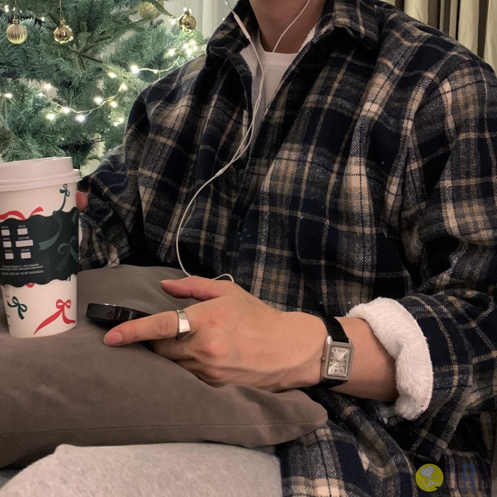 【100%保證韓國直送】冬季保暖毛絨內裏磨毛格紋襯衫外套 [6 color] RL114644