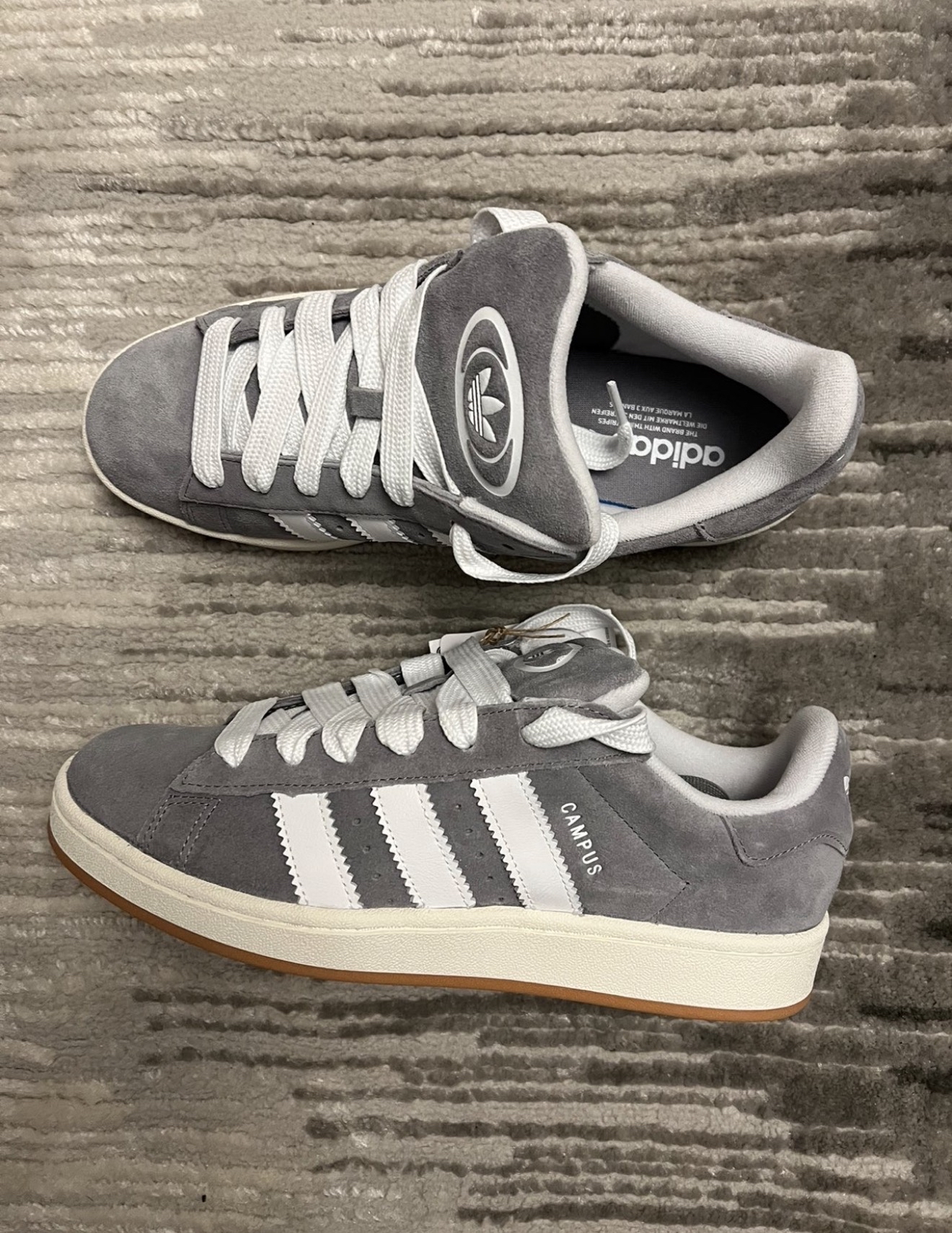 Adidas Campus 00s Grey White HQ8707