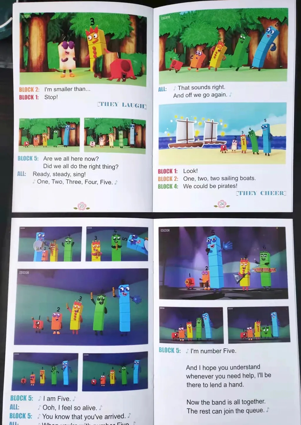 《Numberblocks 數字積木》點讀台詞書-第1季+第2季（共30本）/第三季