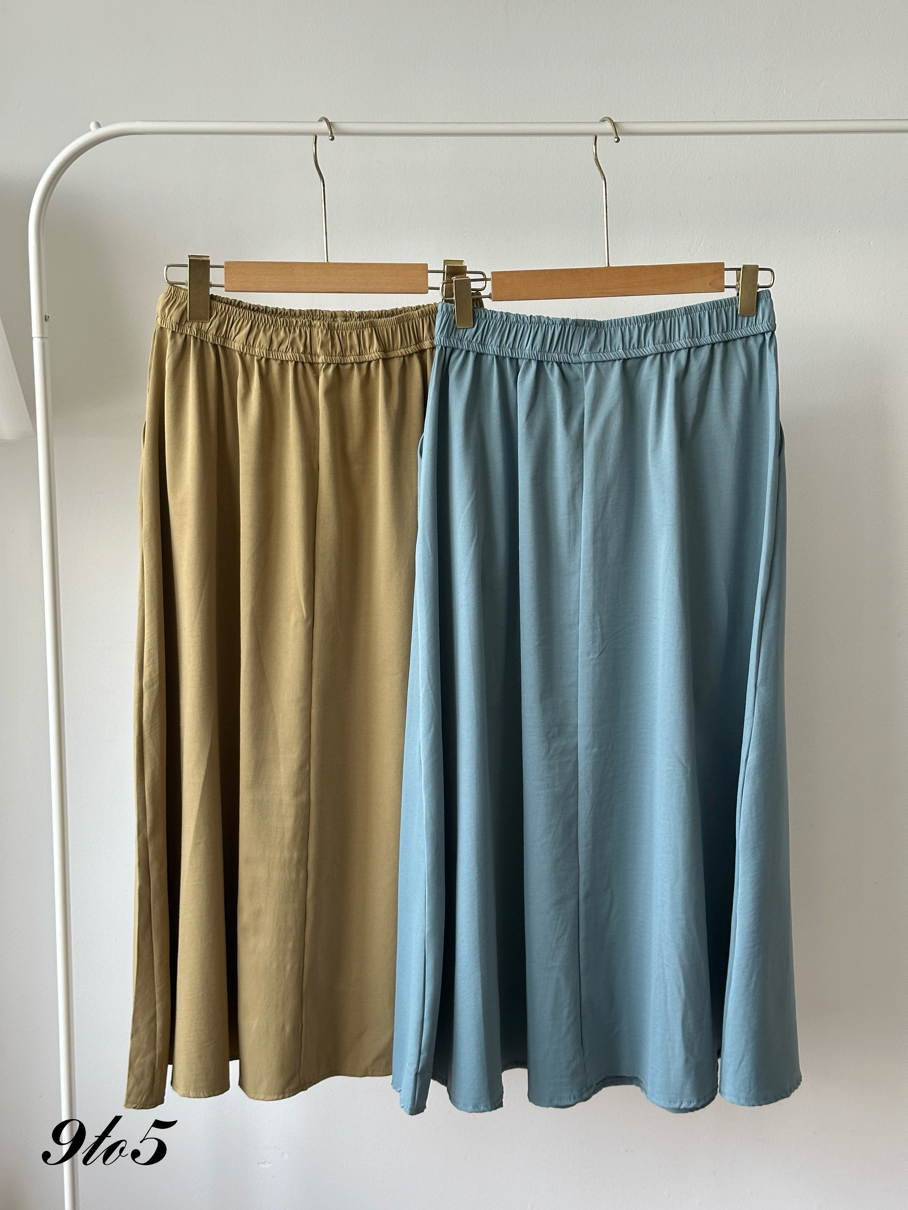 S1959 A Line Maxi Skirt - 5 Colors 