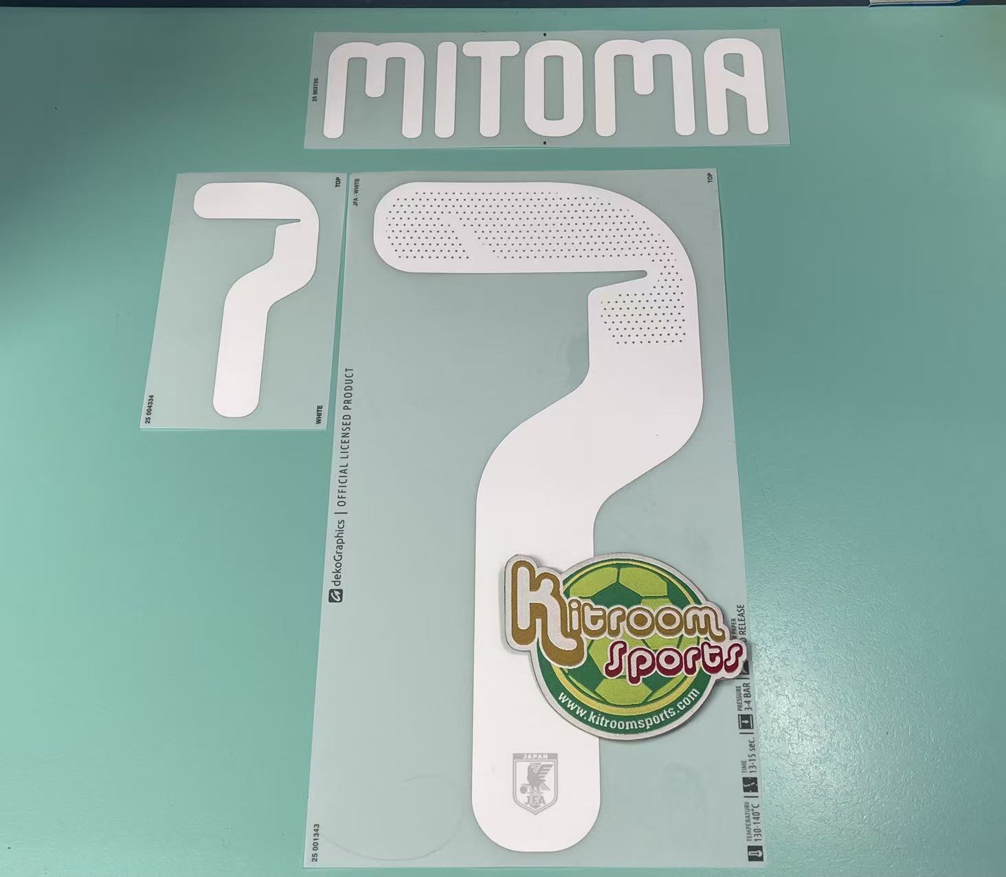 2026 World Cup Japan Home Nameset #7 MITOMA 