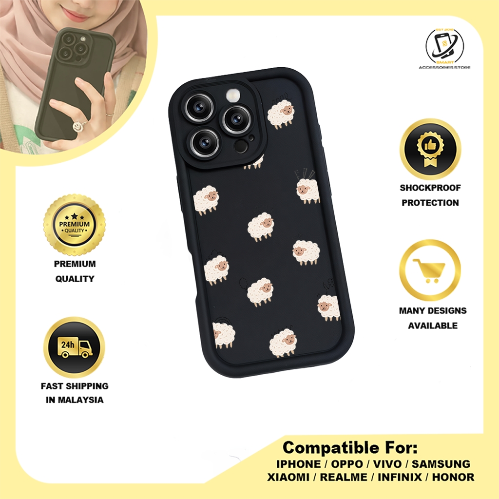 TPU DESIGN CASE PHONE FOR HONOR - DESIGN SHEEP
