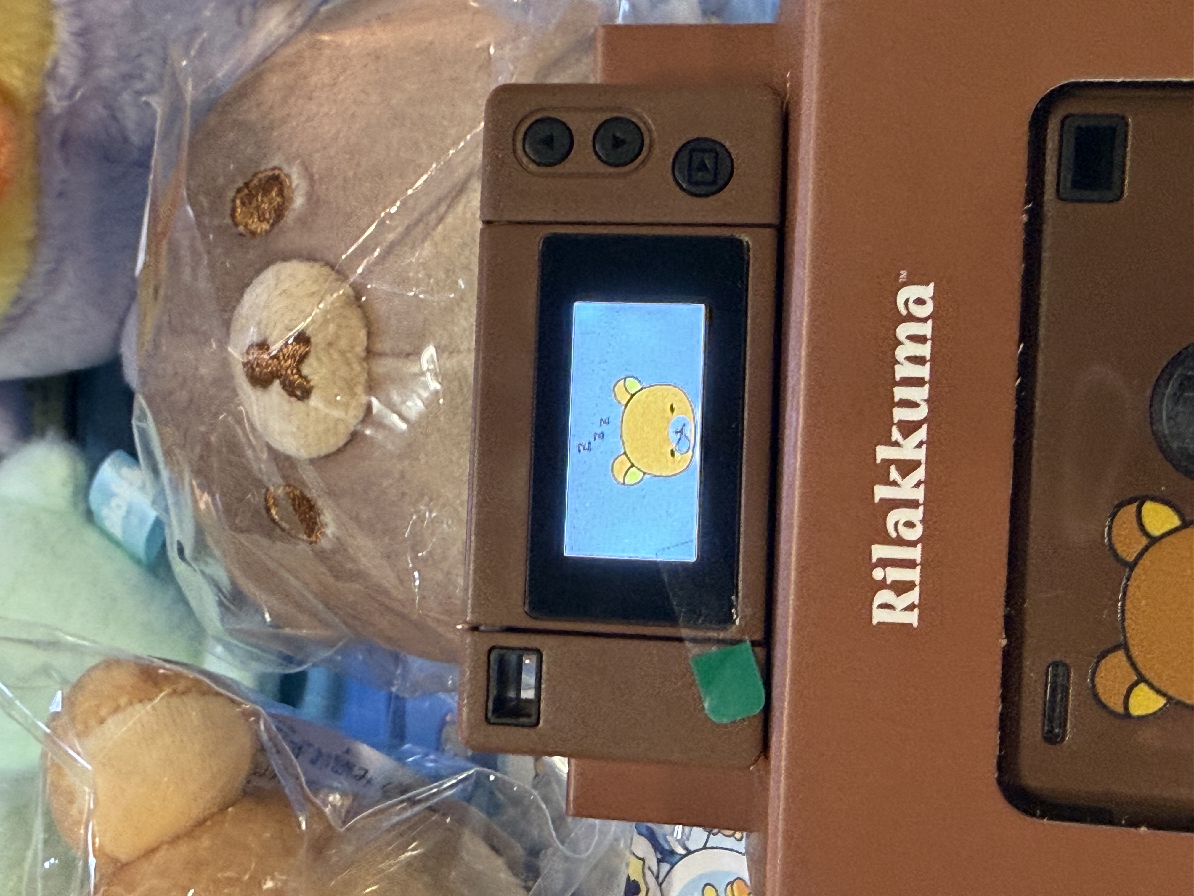 ⭕️留意！此商品只限香港門市自取/順豐到香港和澳門地區！ 《現貨》全新韓國限定rilakkuma x huug 復古迷你相機（rilakkuma)