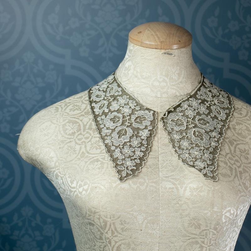Vintage Mid-Century Handmade Lace Collar from Germany(NA0790)