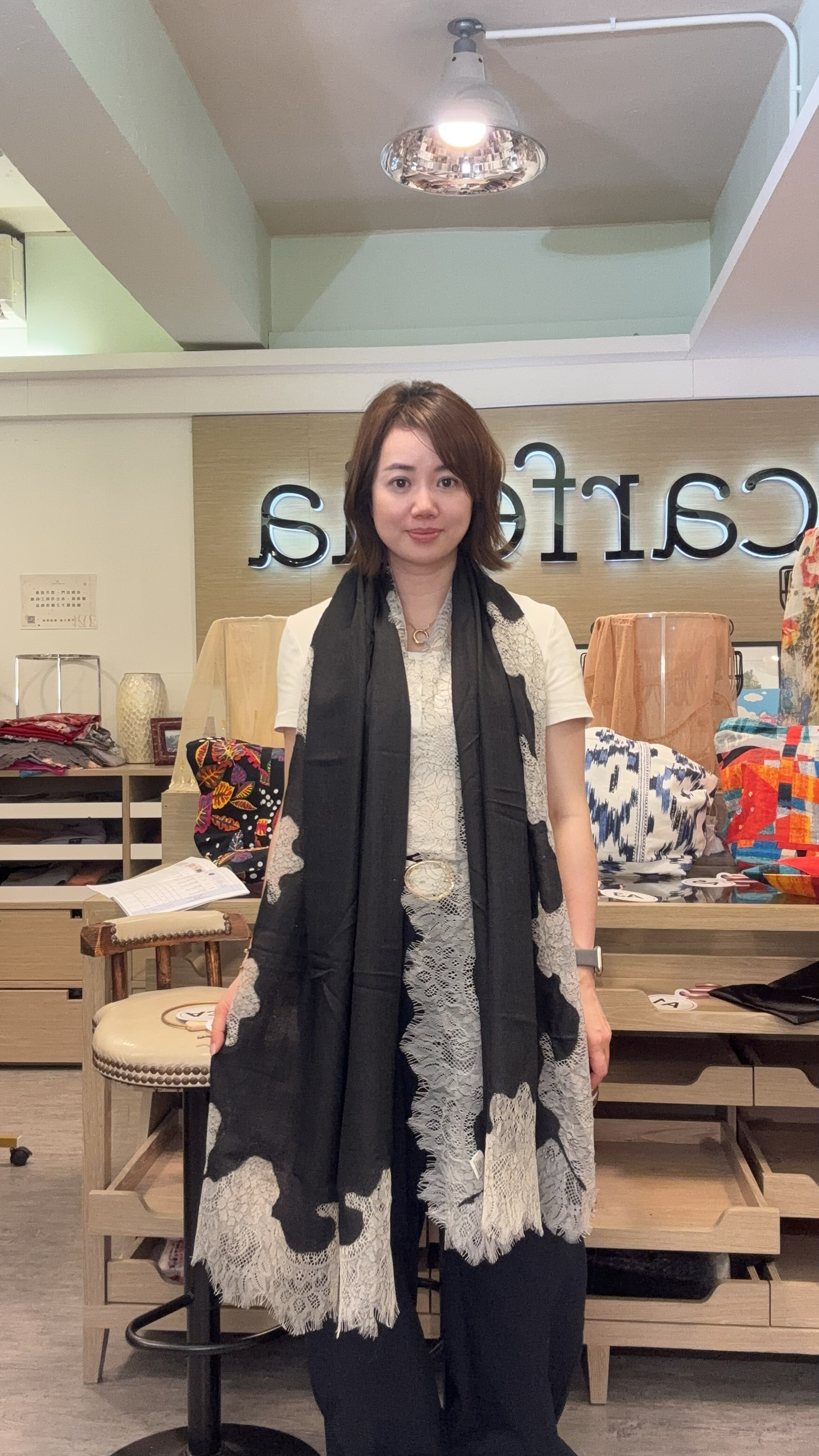 [訂購] A37 印度手工刺繡 Scarf 