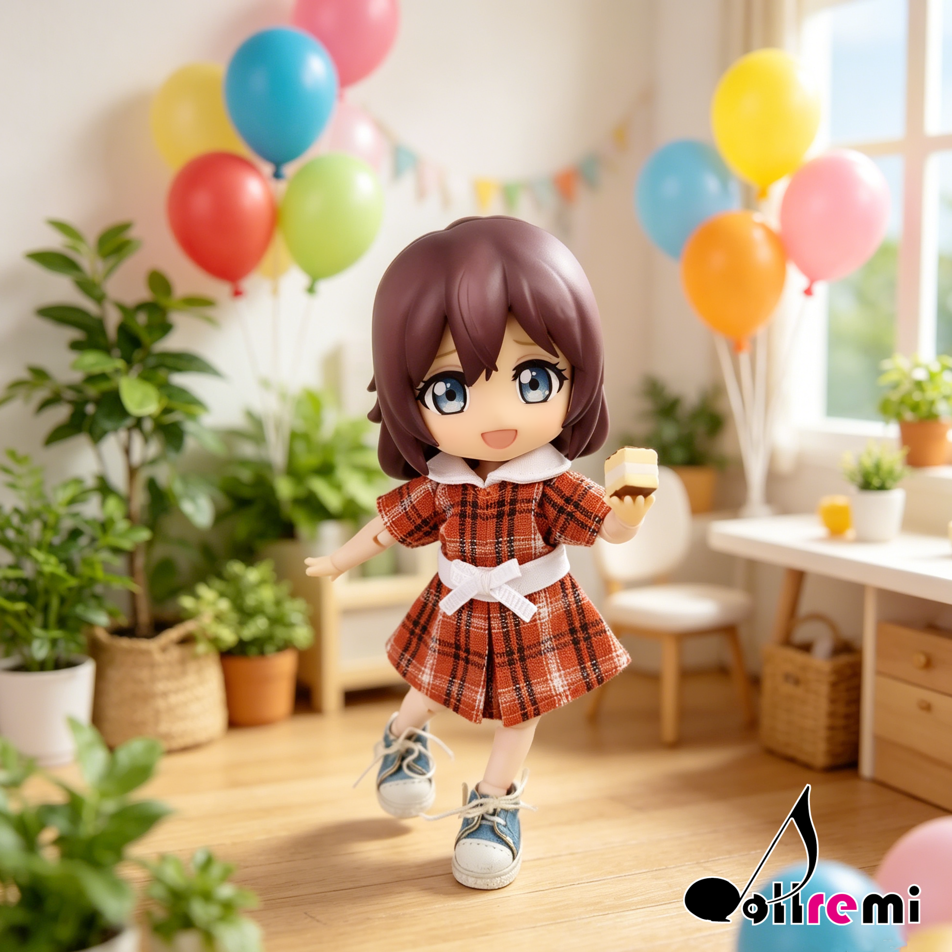 【dollremi】(OB0889) 格子連身裙 Plaid Dress