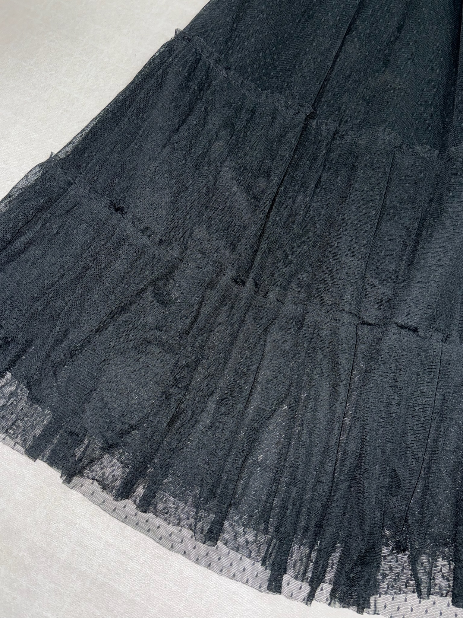 Classic Black Tulle Skirt